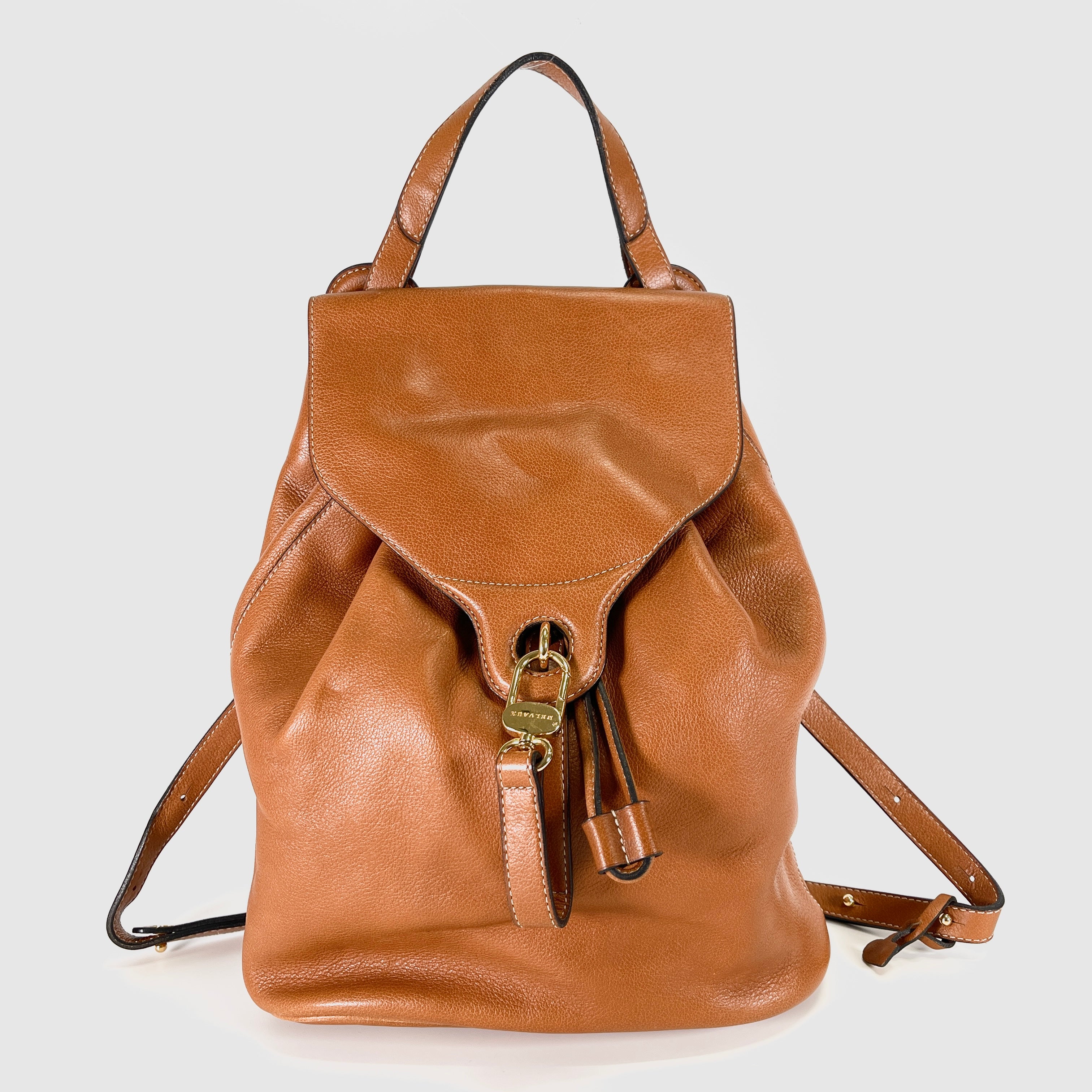 2605 secondhand Delvaux De leather backpack