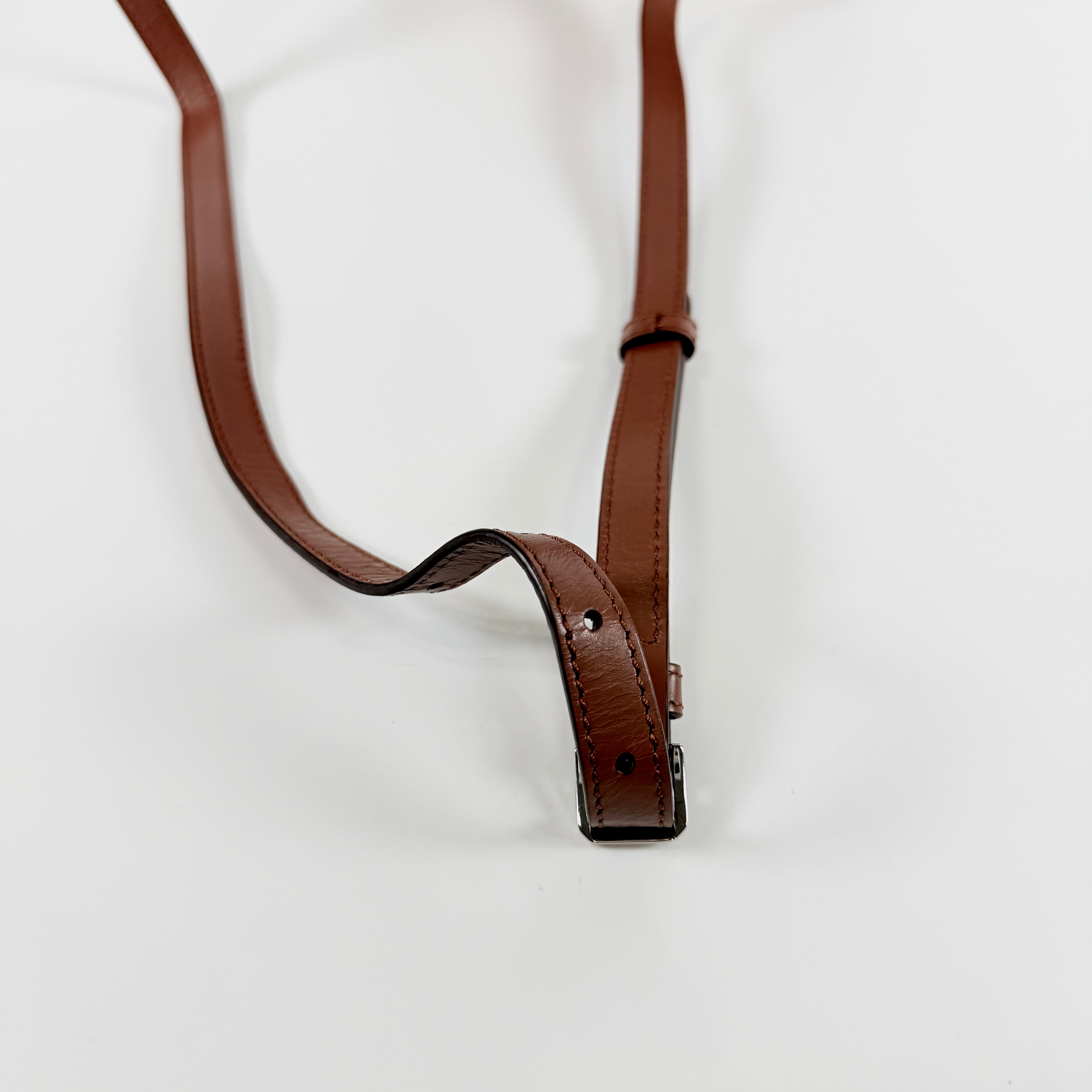 2607 secondhand BURBERRY ITKUOSRL126ES TB bag Shoulder bag Small Brown