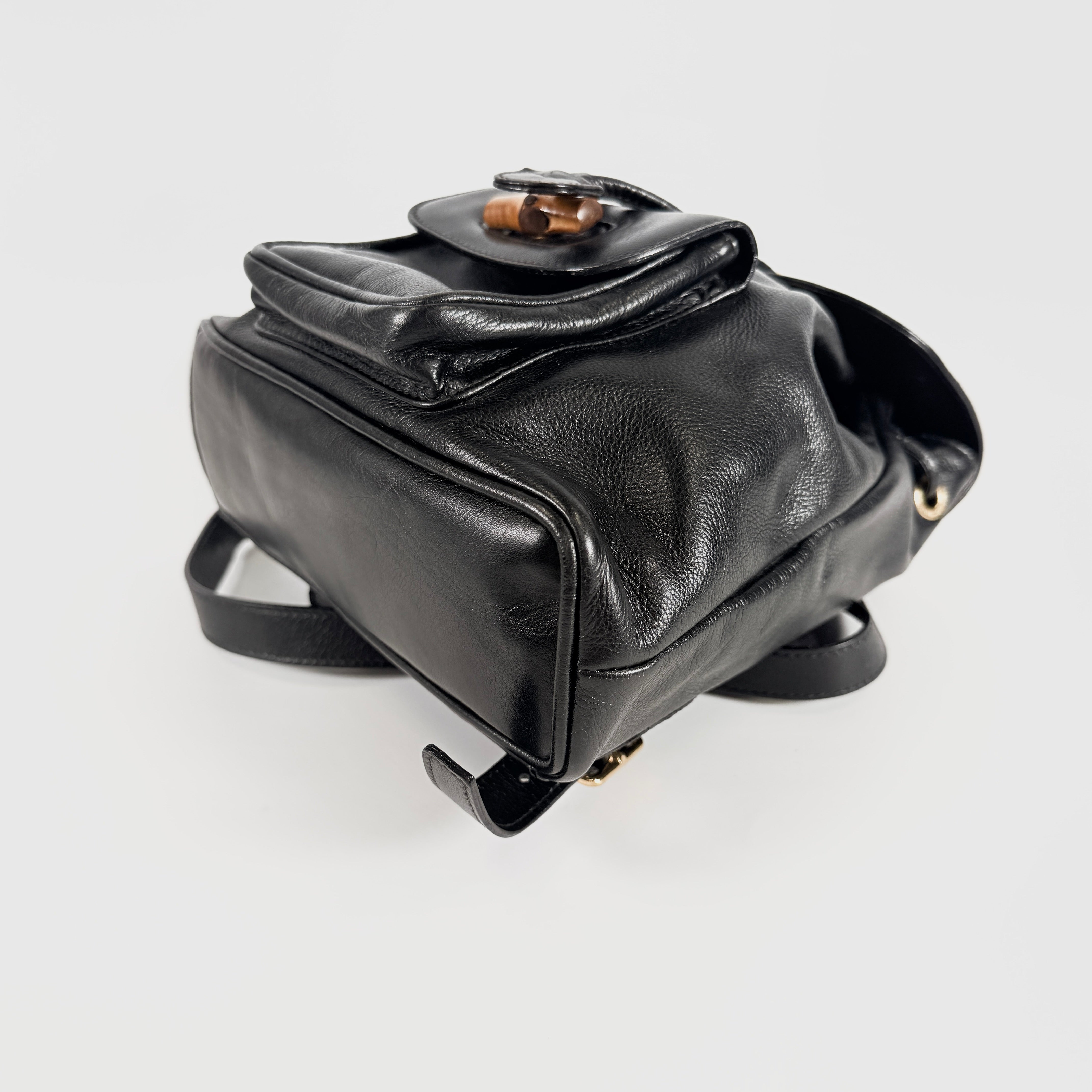 2606 secondhand GUCCI Bamboo backpack