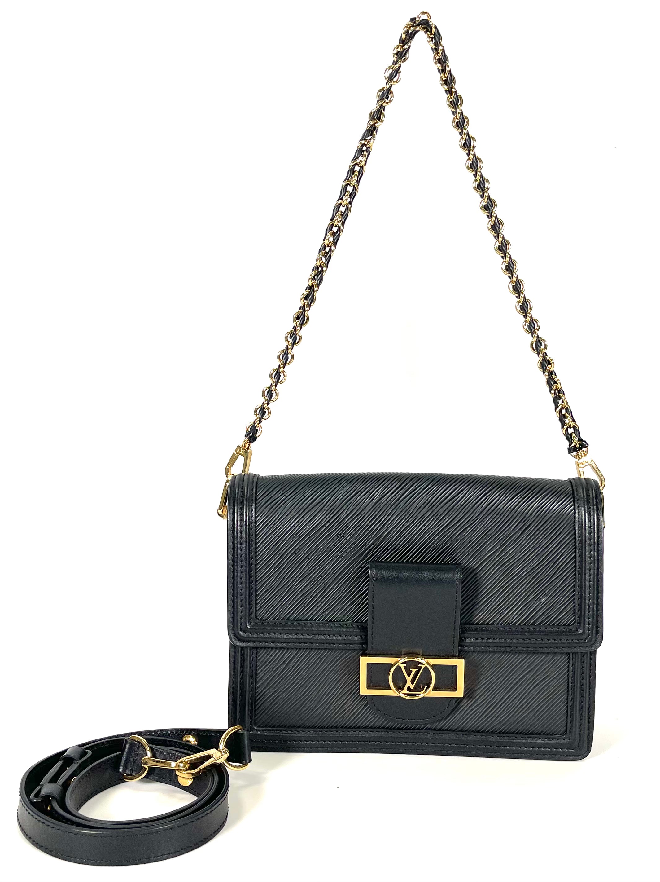 2511 Louis Vuitton Dauphine MM 2WAY Epi Black