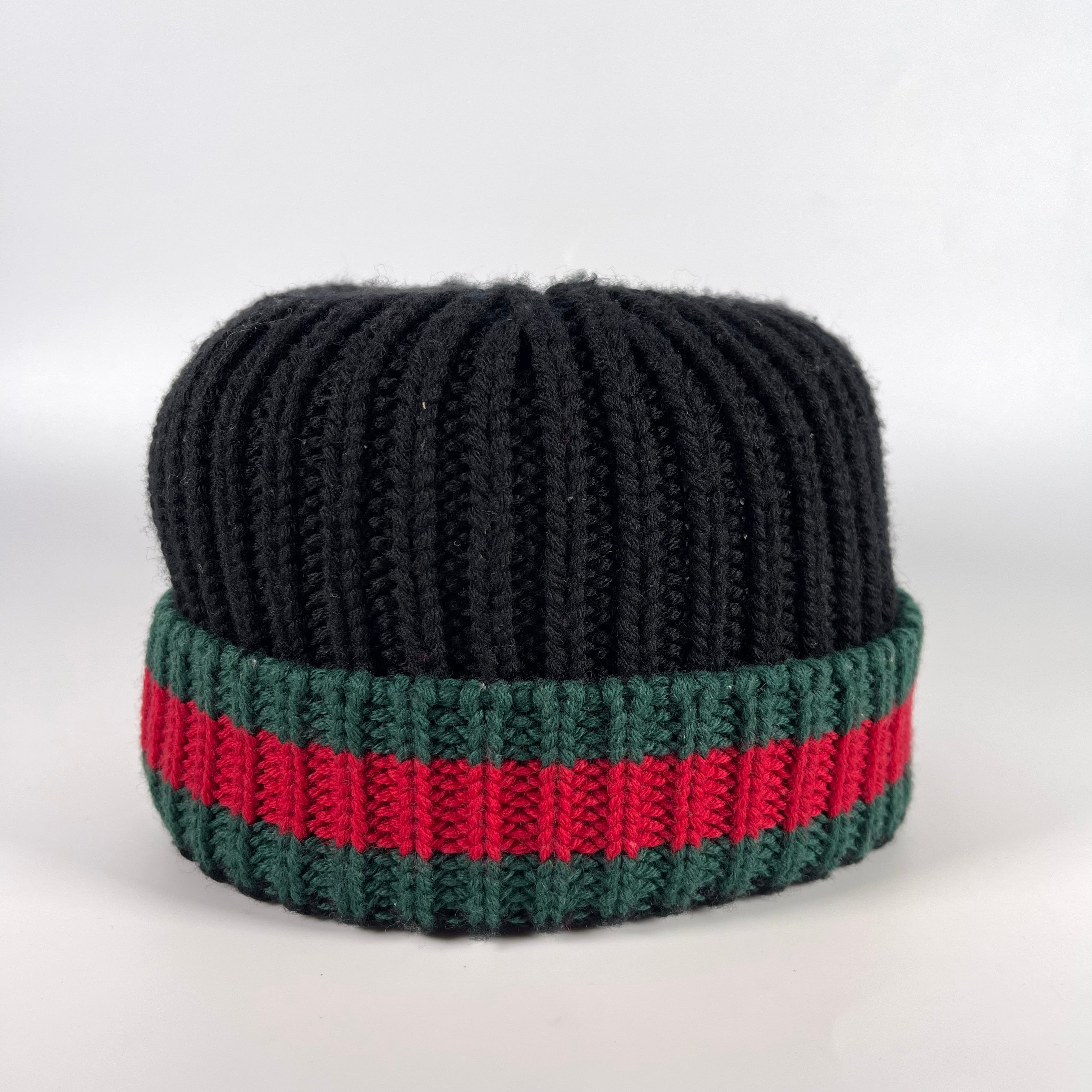 2511 GUCCI Sherry Line Knit Cap M Wool