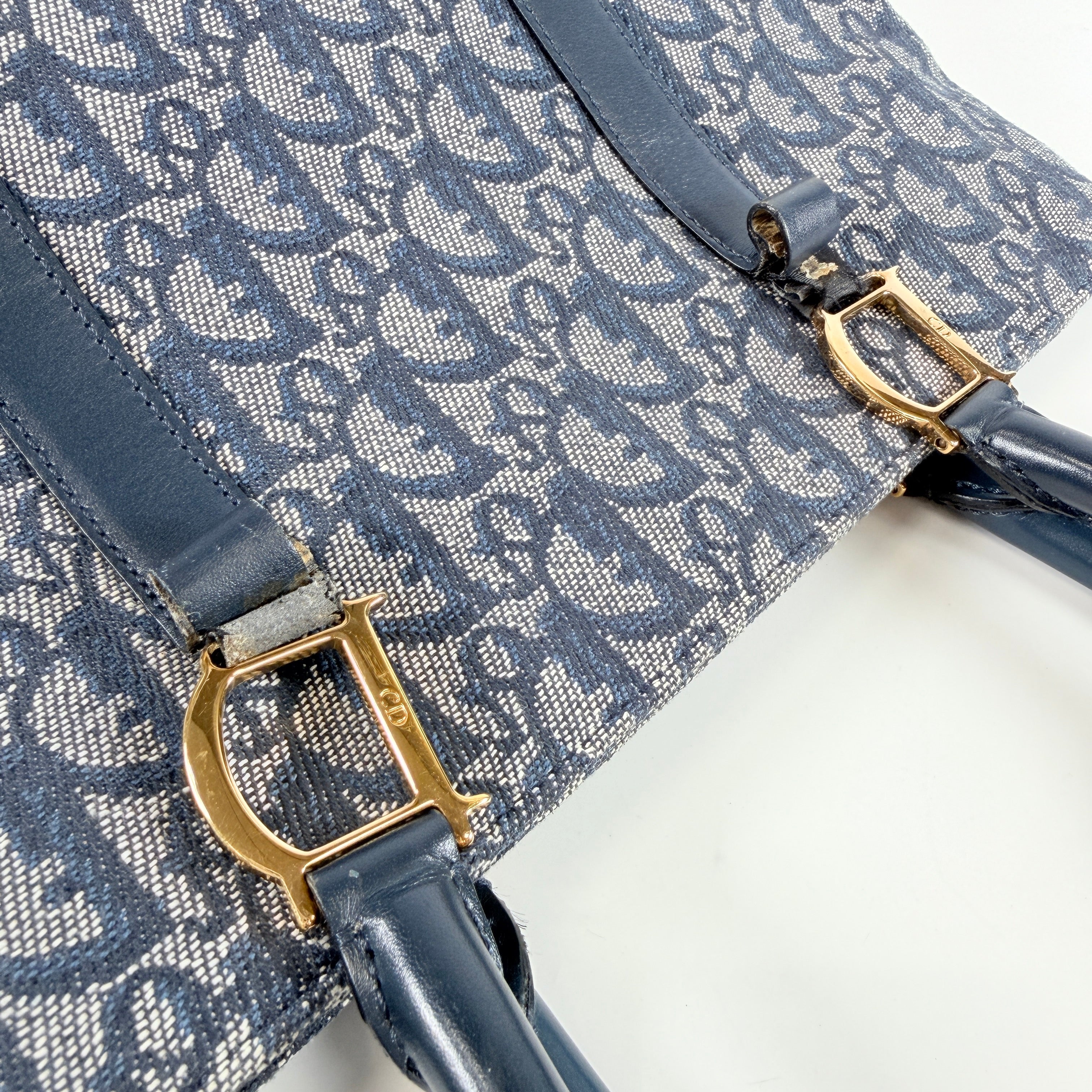 2607 secondhand Christian Dior Oblique Tote Bag