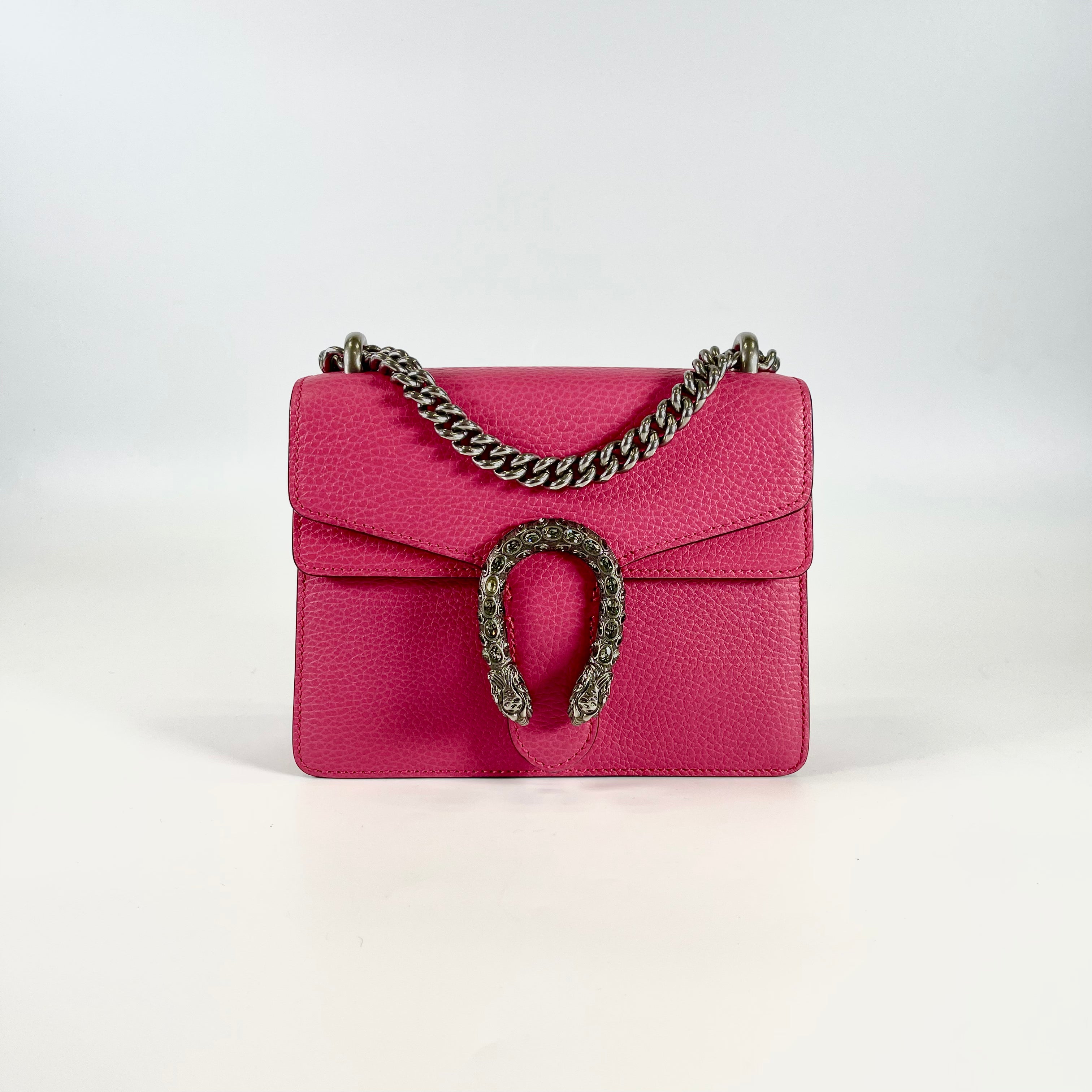2512 GUCCI Dionysus leather Chain Shoulder Bag pink