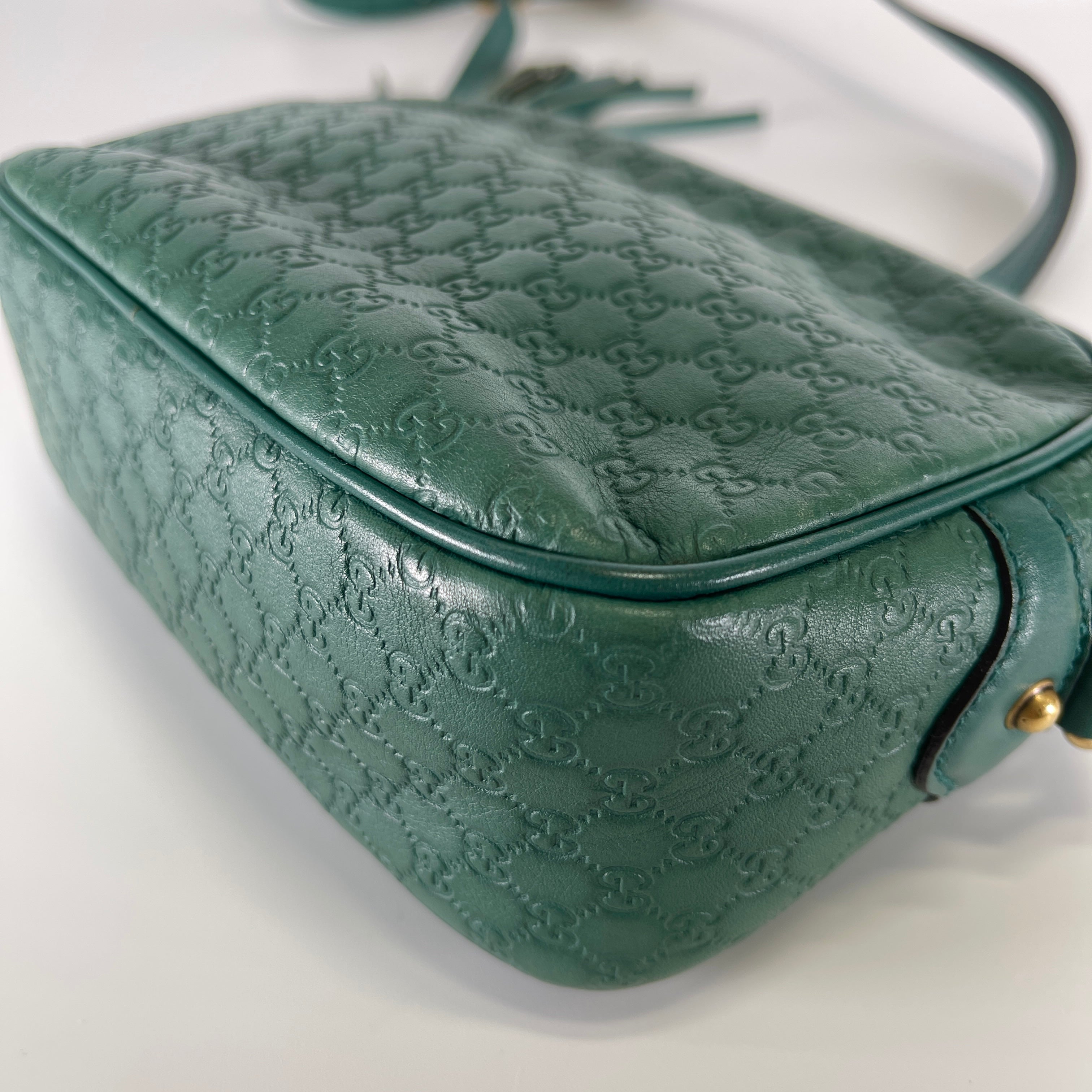 2604 secondhand GUCCI Micro Guccissima Shoulder bag