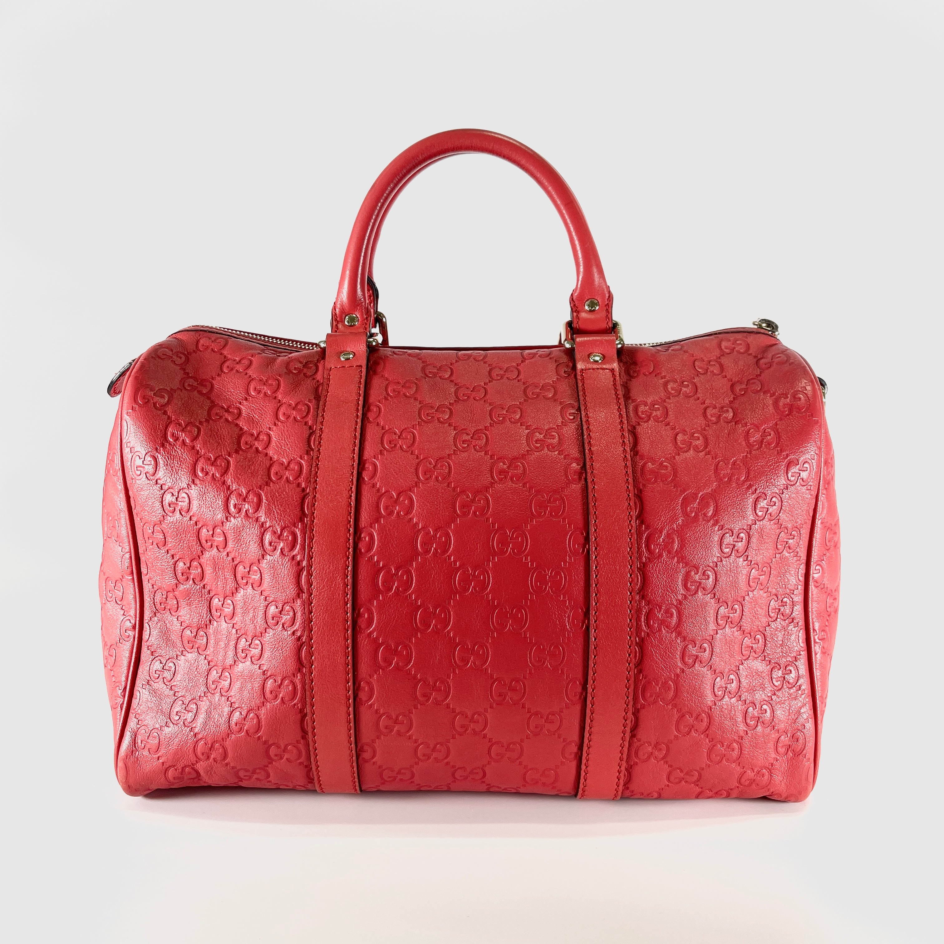 2605 secondhand GUCCI Boston Island Red