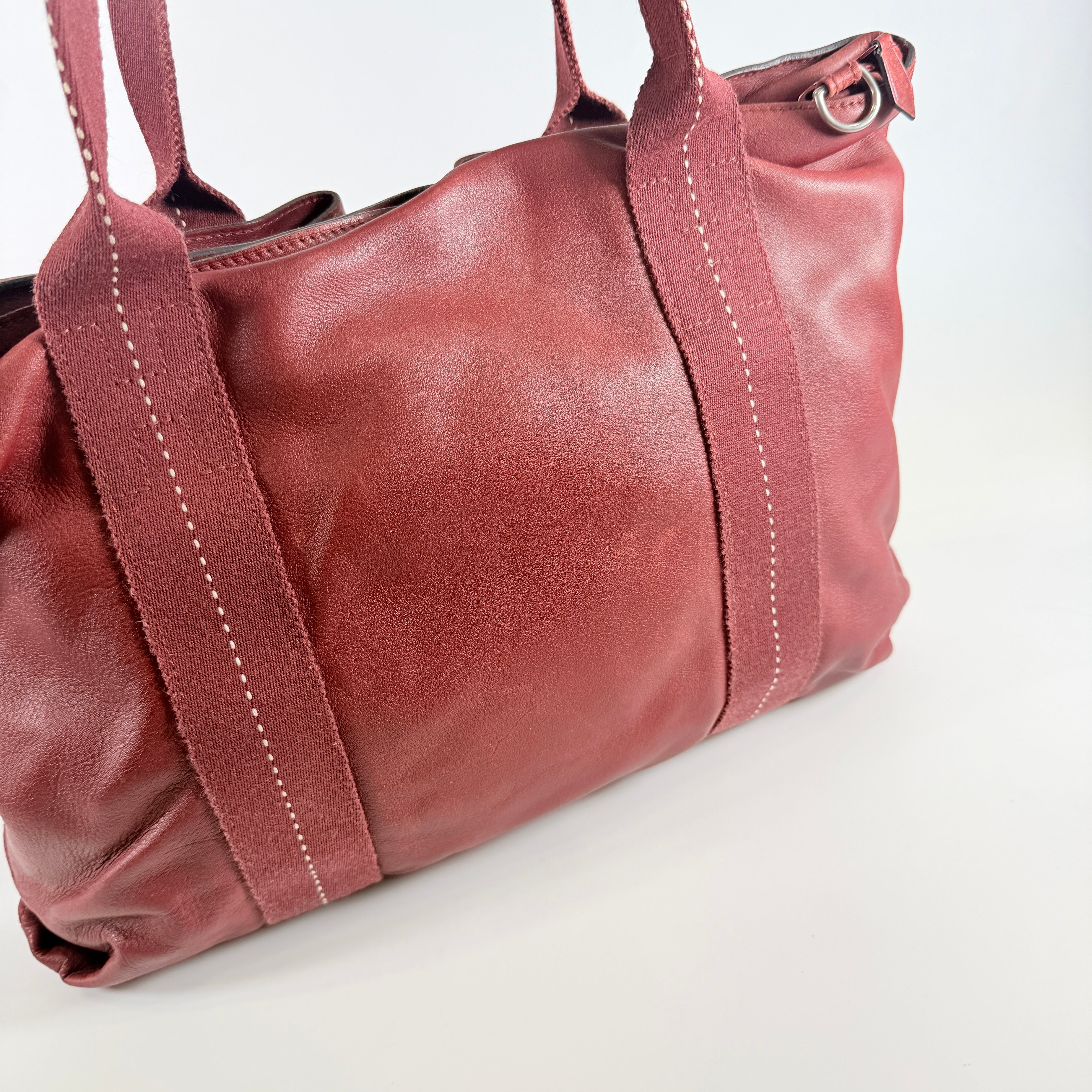 2608 secondhand HERMES caravan Horizontal 2way bag