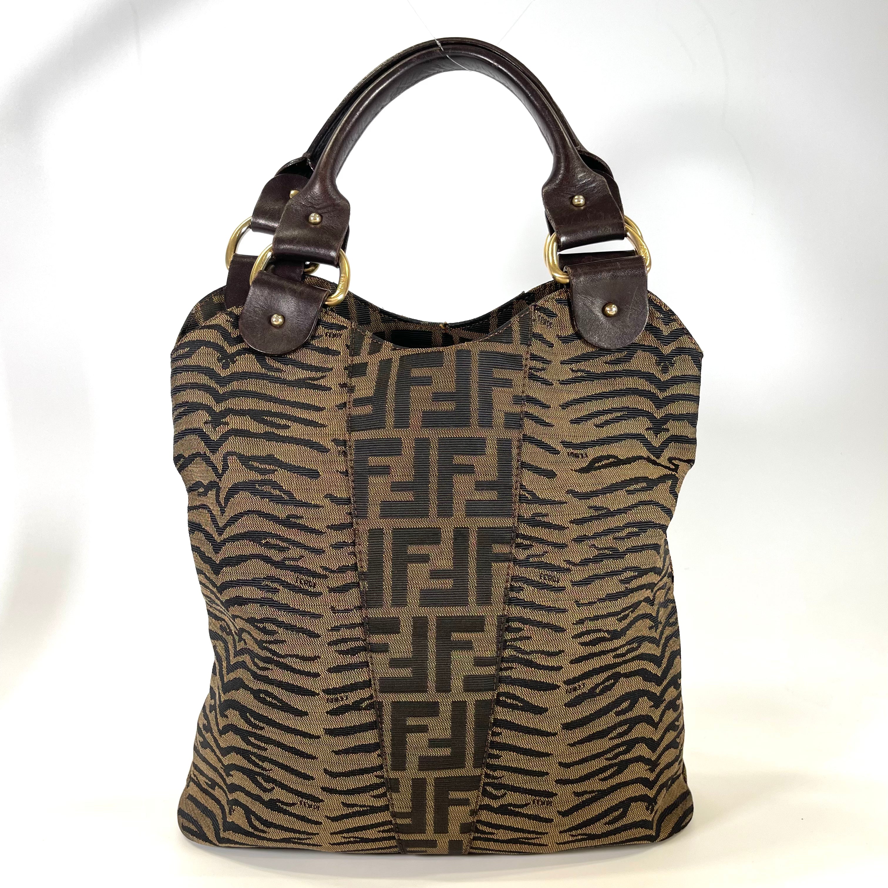 2511 FENDI Zebra Zucca hand bag