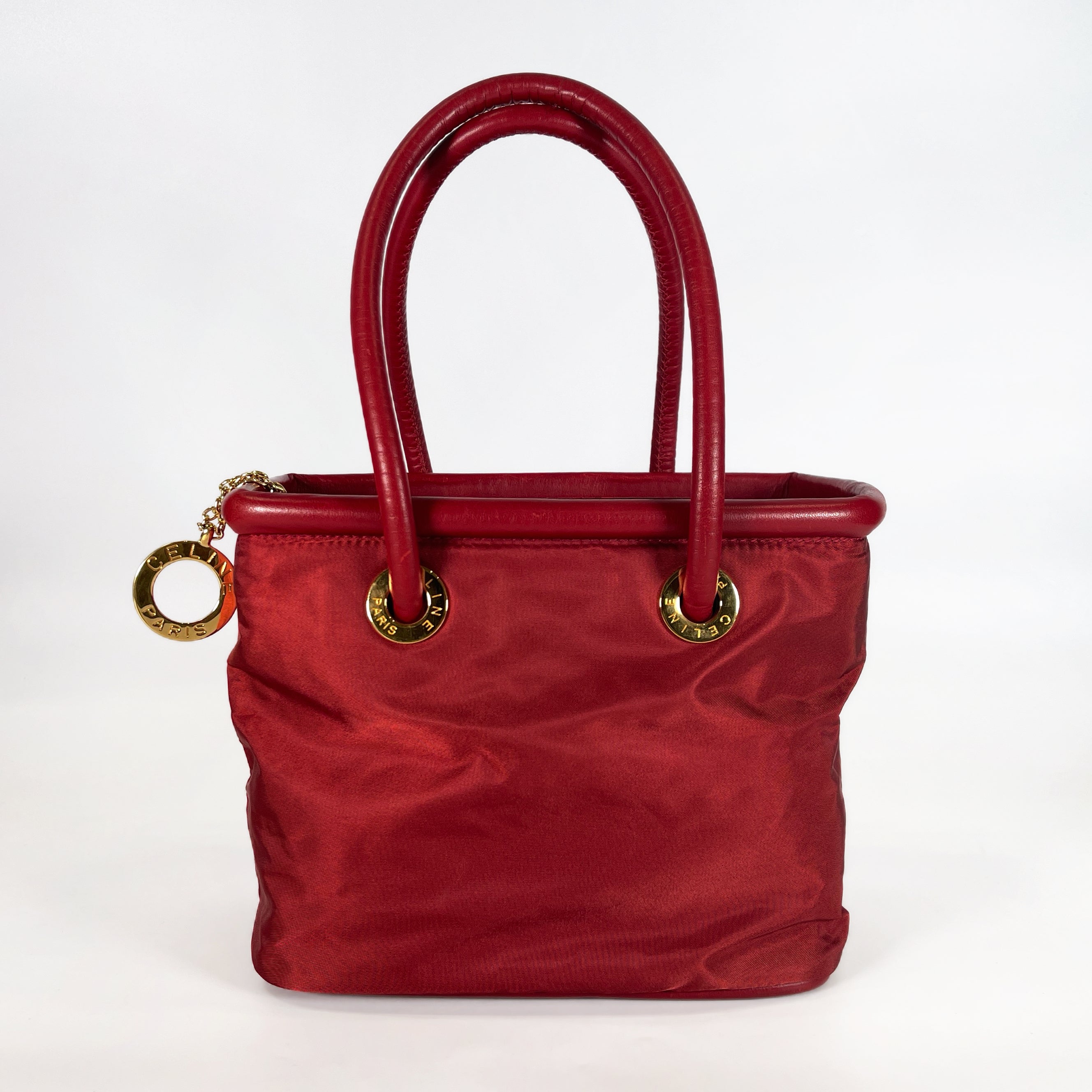 2604 secondhand CELINE nylon hand bag