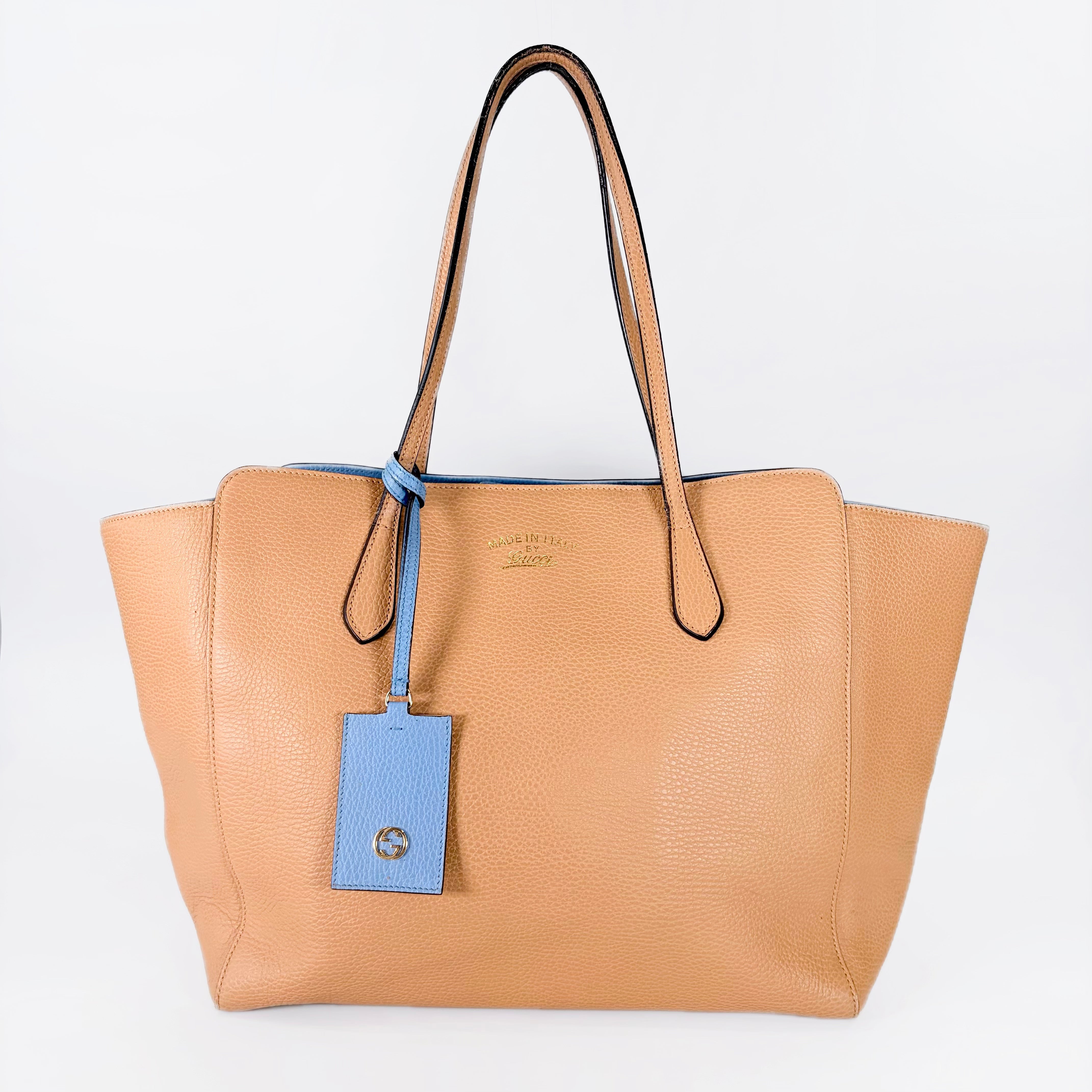 2604 secondhand GUCCI Suki 2WAY hand bag orange shoulder strap