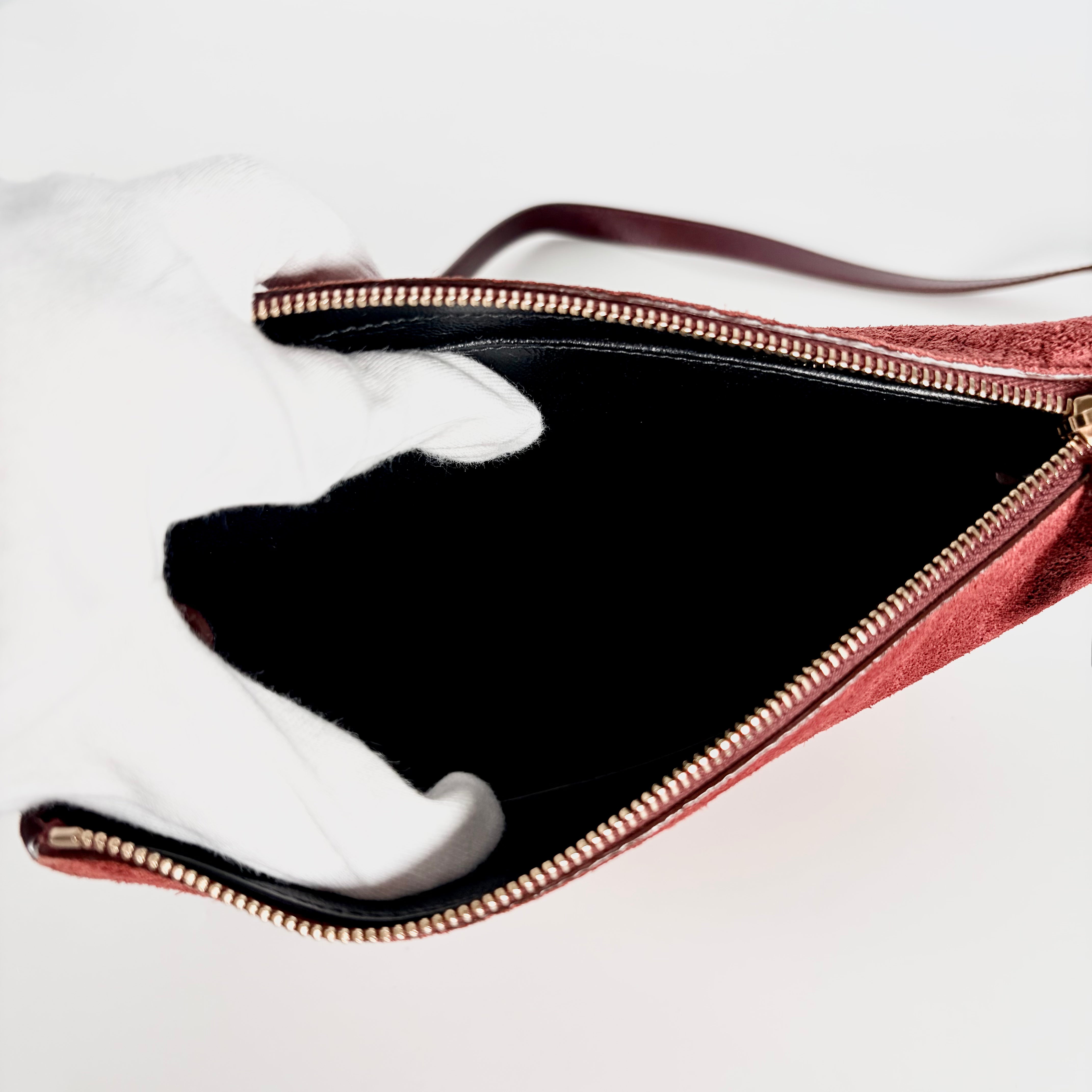 2605 secondhand SAINTLAURENT logo shoulder Bordeaux