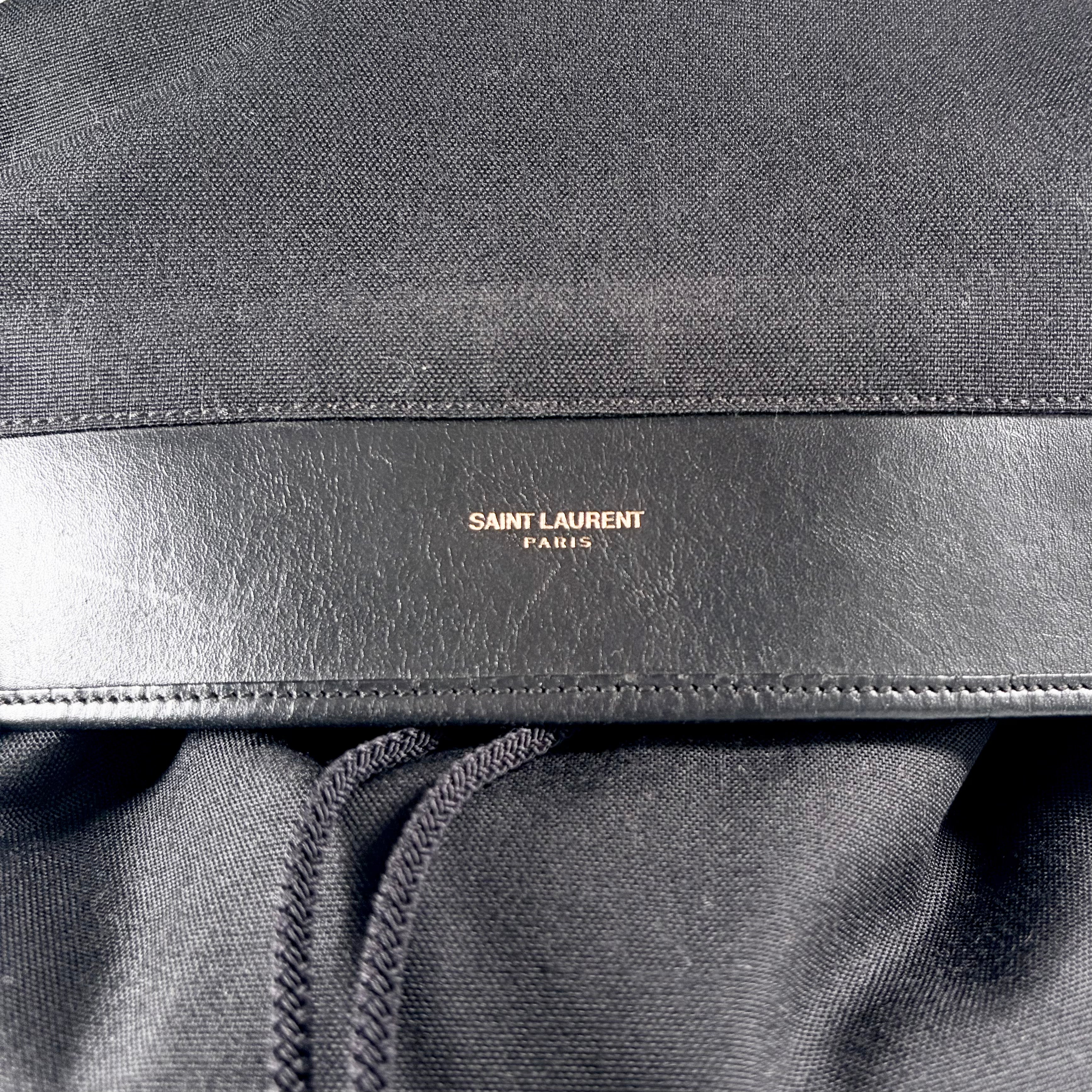 2604 secondhand SAINTLAURENT backpack black