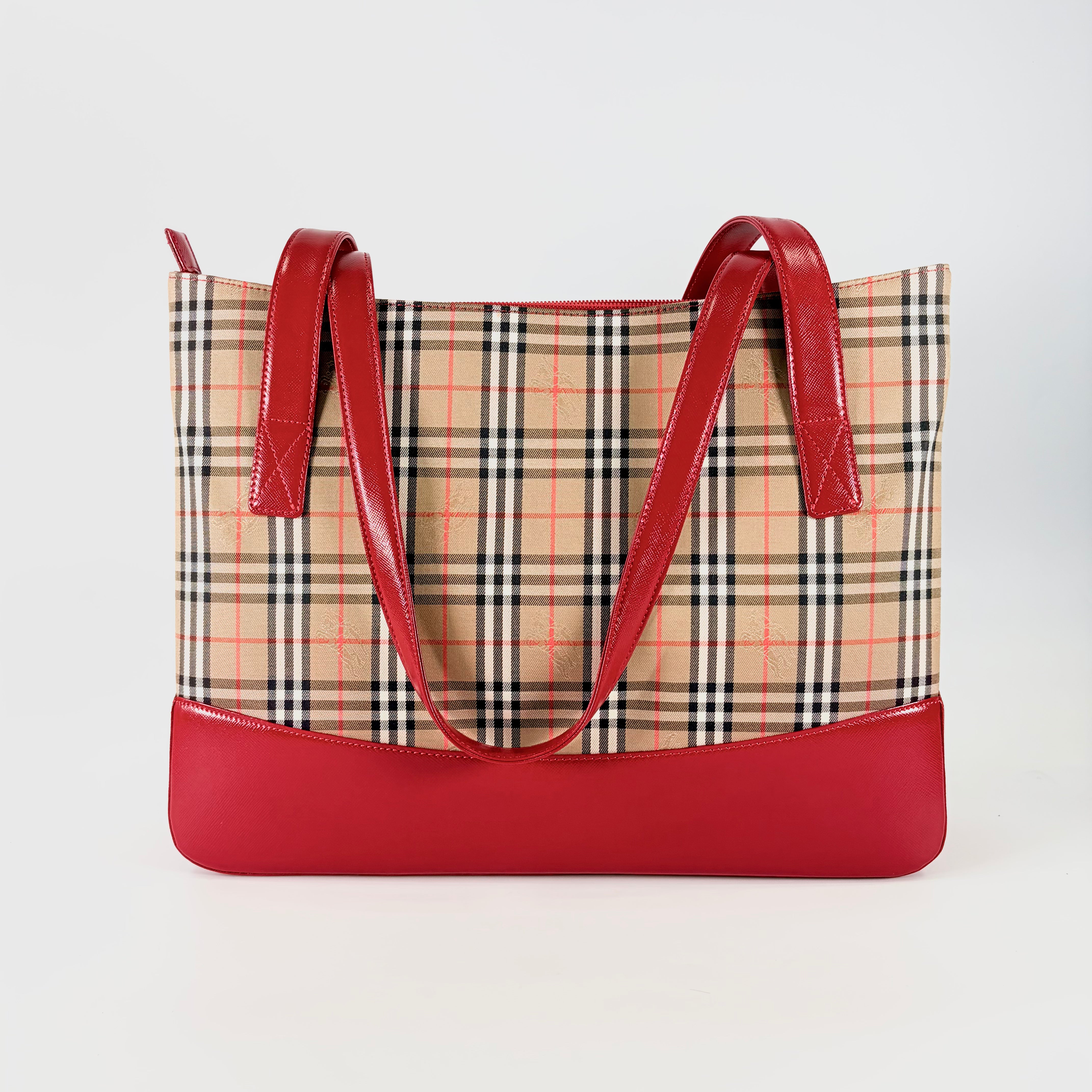 2604 secondhand BURBERRY Nova Check Tote Bag