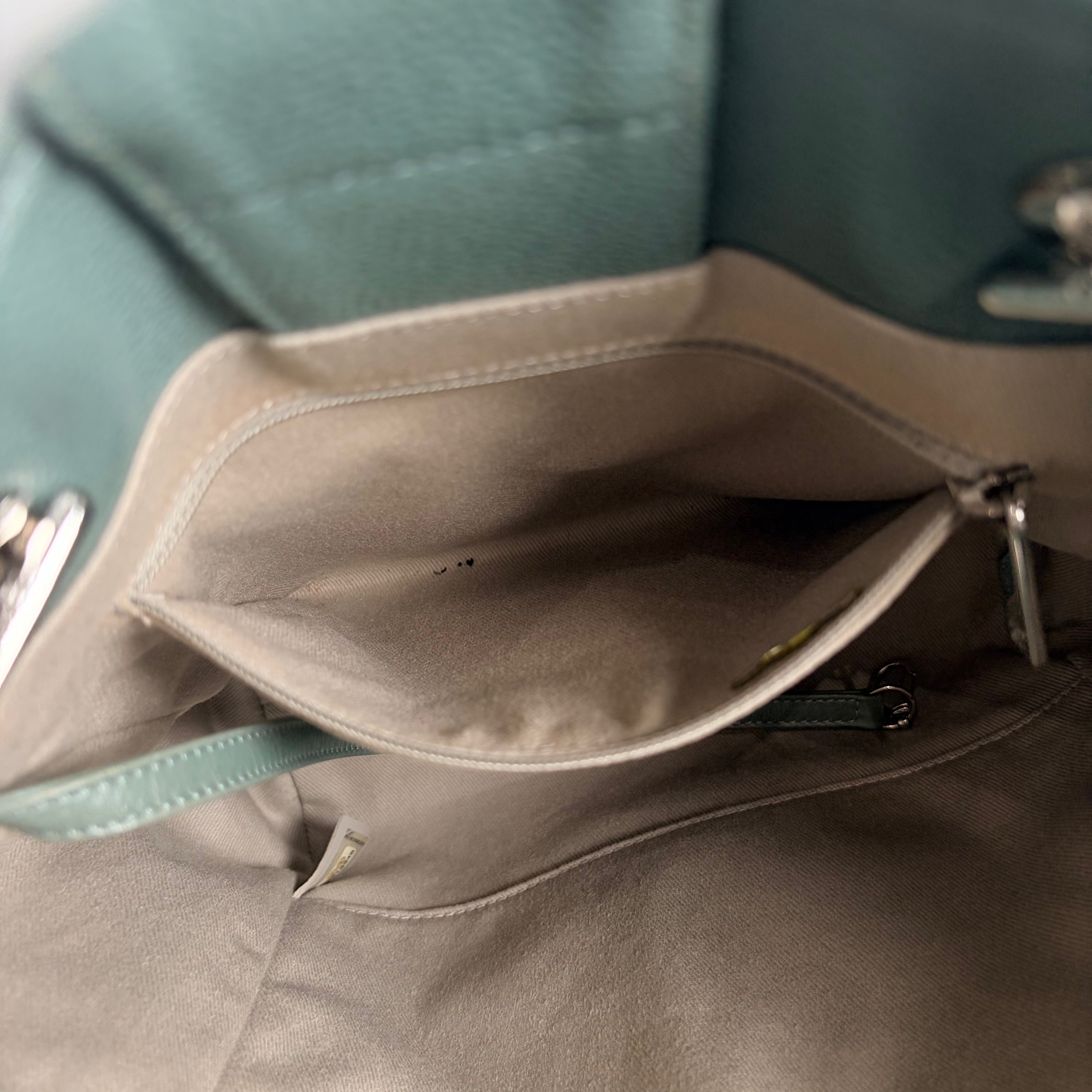 2605 secondhand CHANEL Deauville green