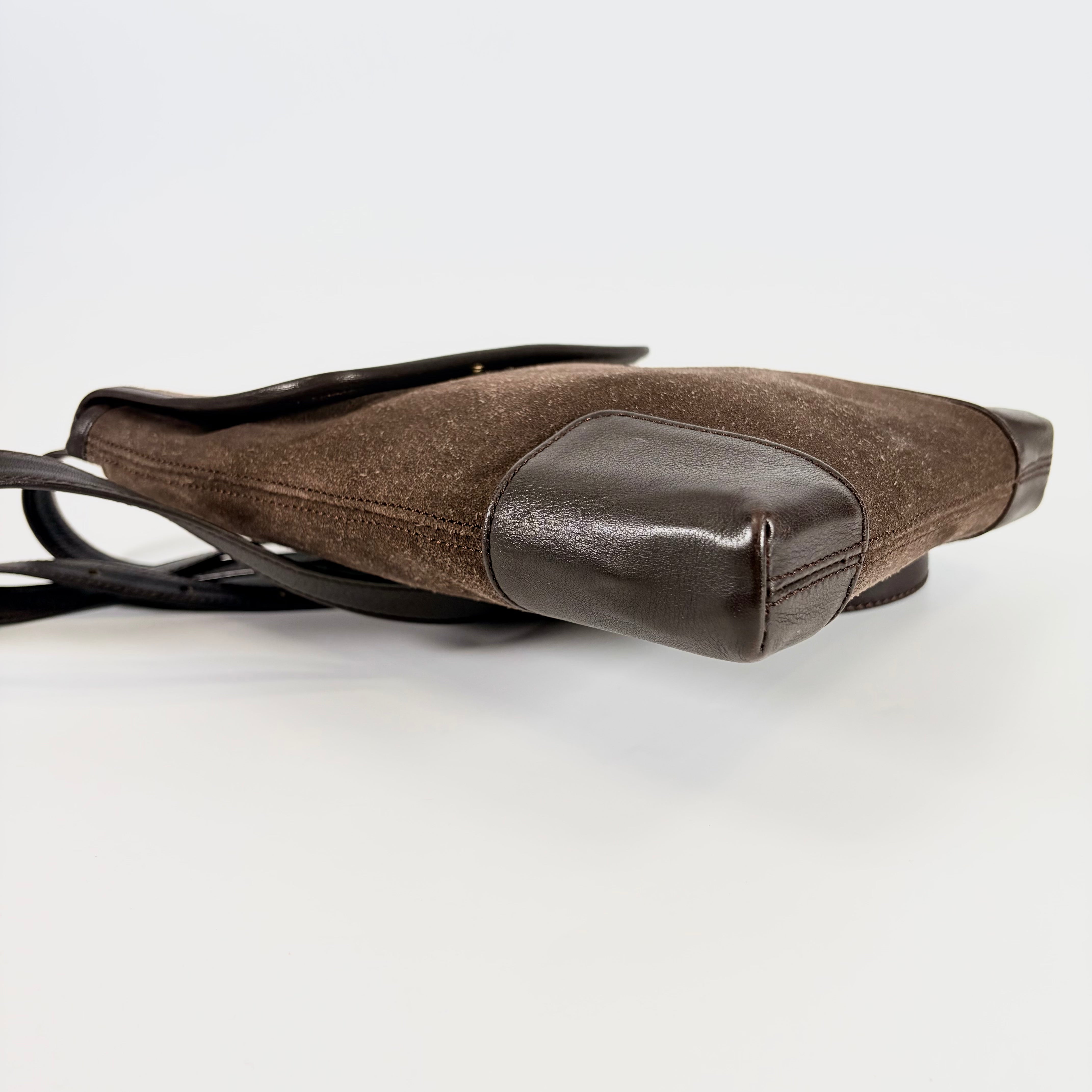 2605 secondhand LOEWE suede Shoulder bag
