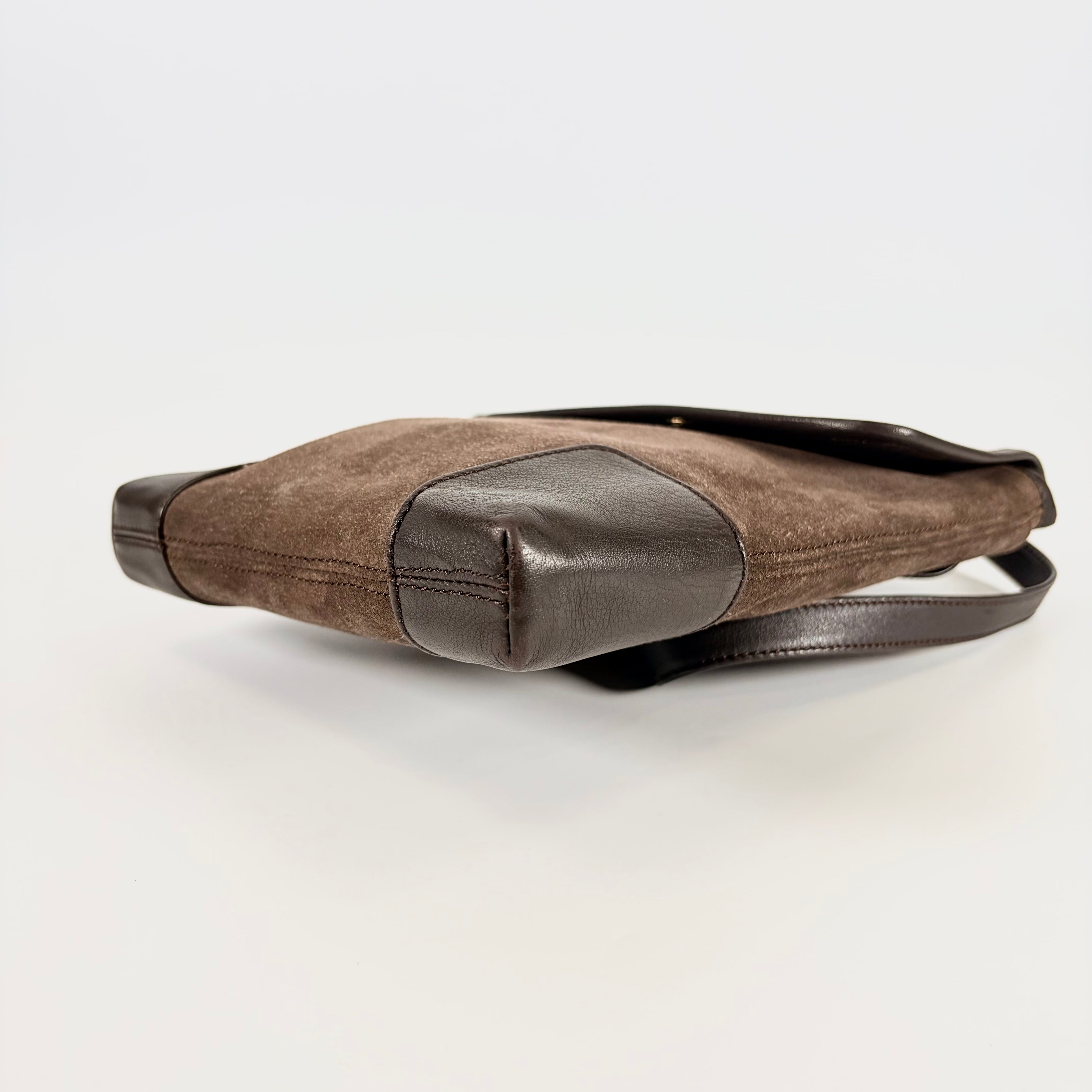2605 secondhand LOEWE suede Shoulder bag