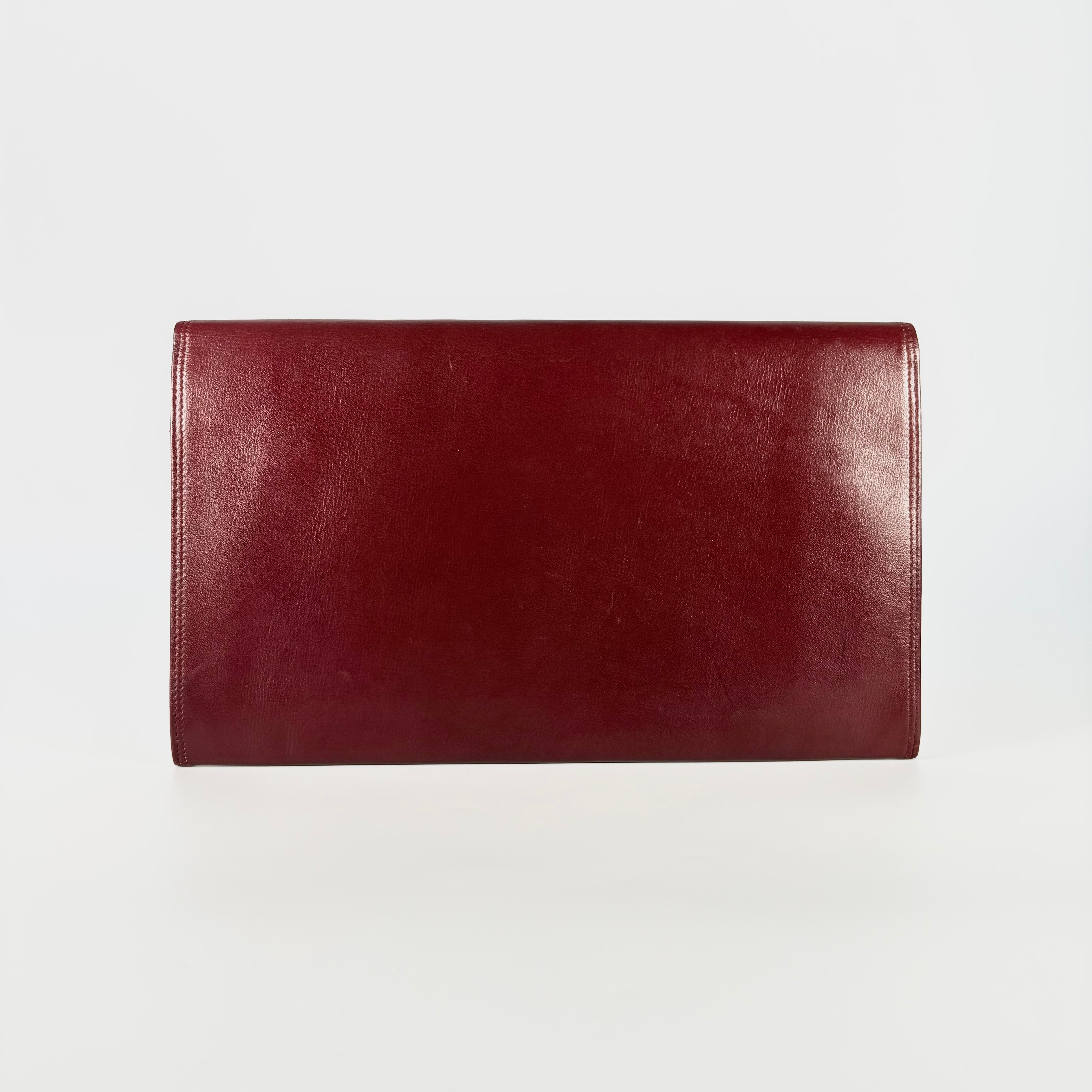 2605 secondhand CARTIER mustline Clutch Bag