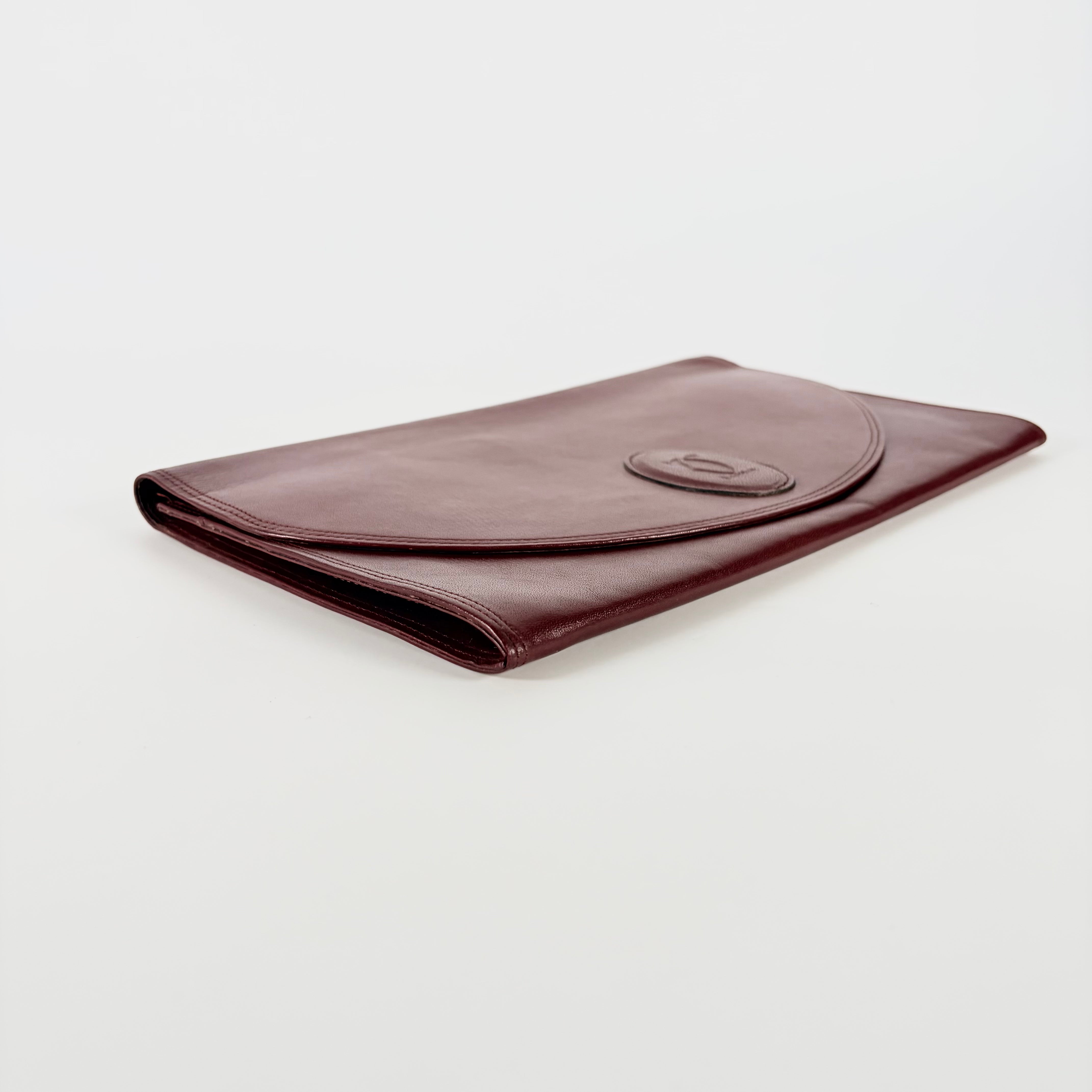 2605 secondhand CARTIER mustline Clutch Bag