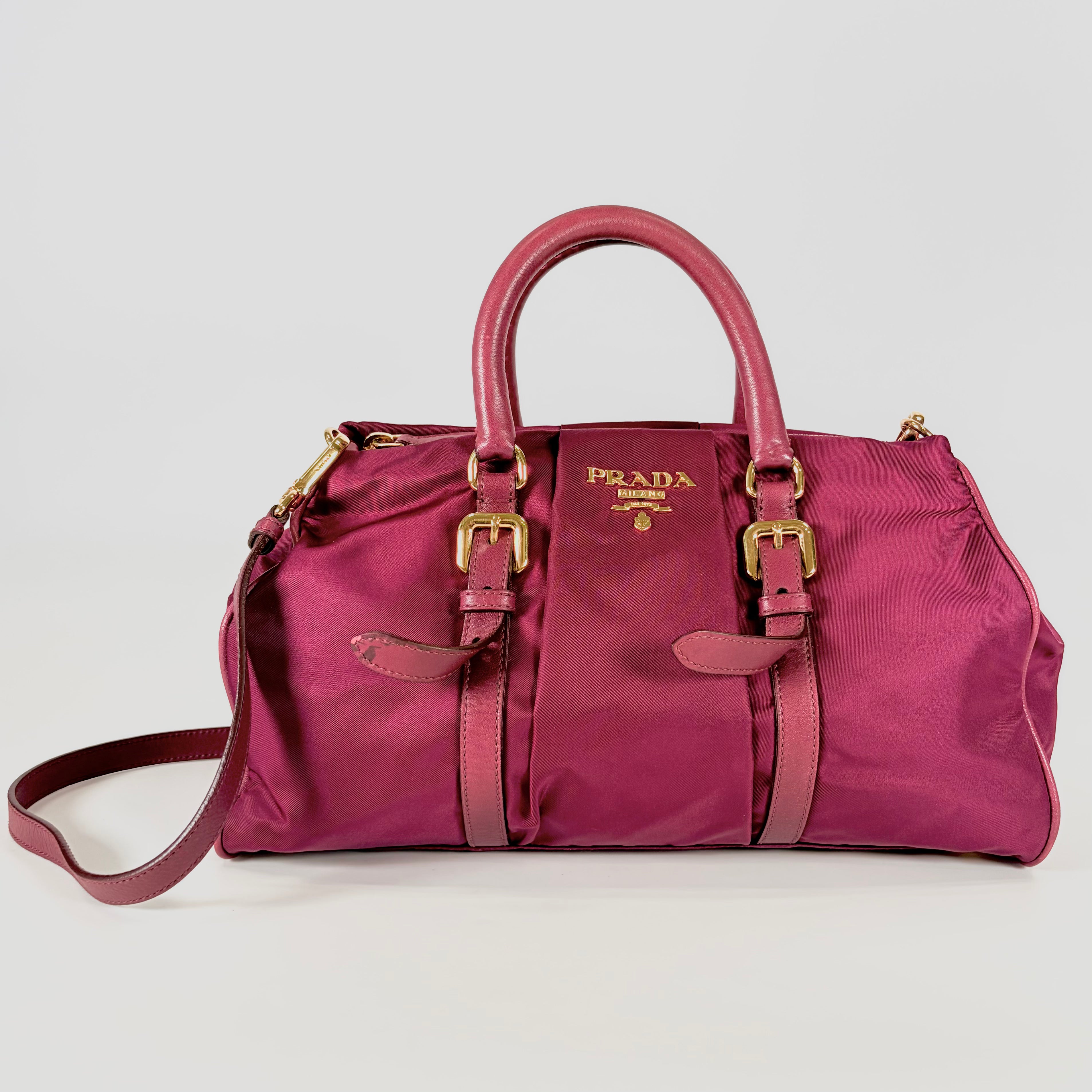2606 secondhand PRADA nylon 2Way bag