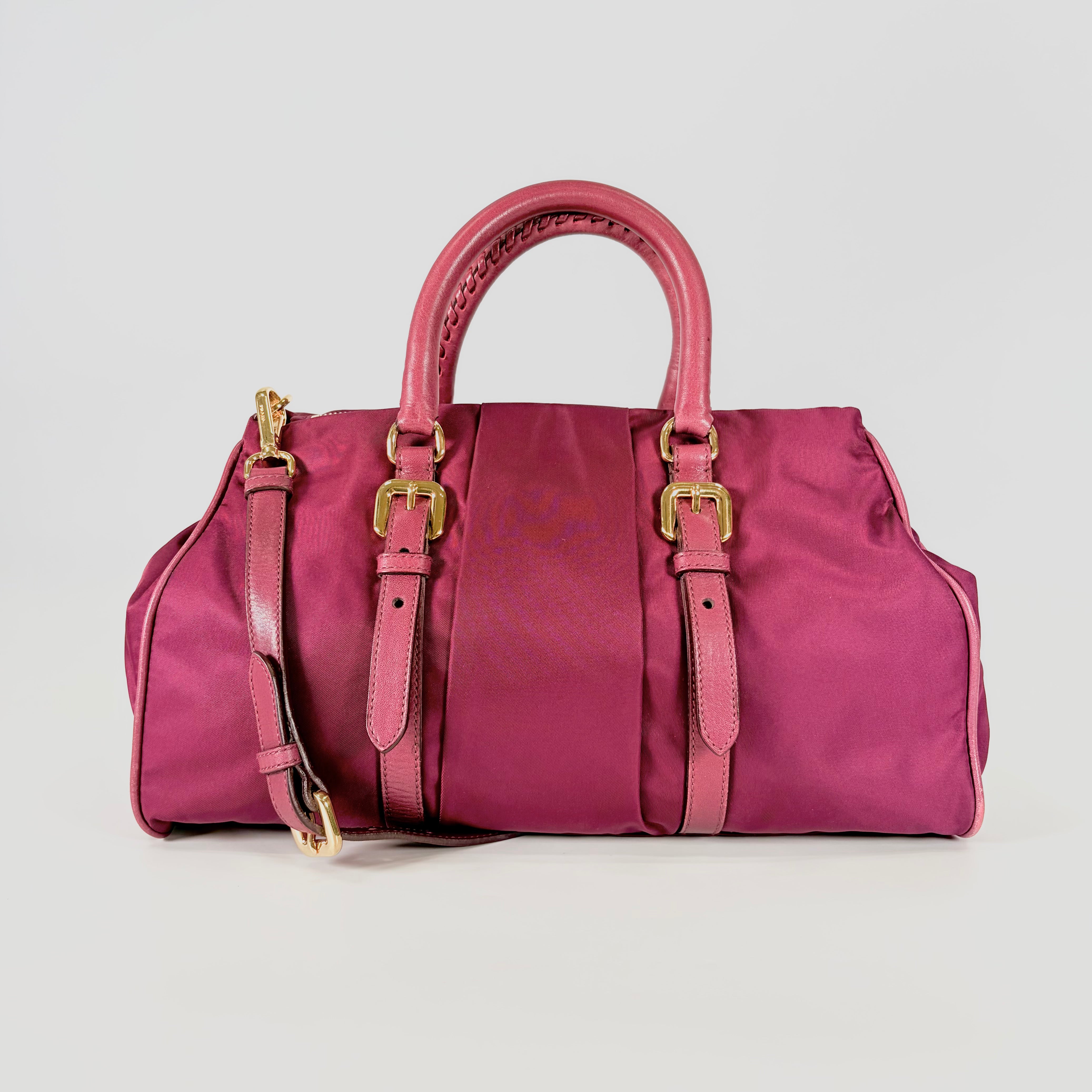 2606 secondhand PRADA nylon 2Way bag