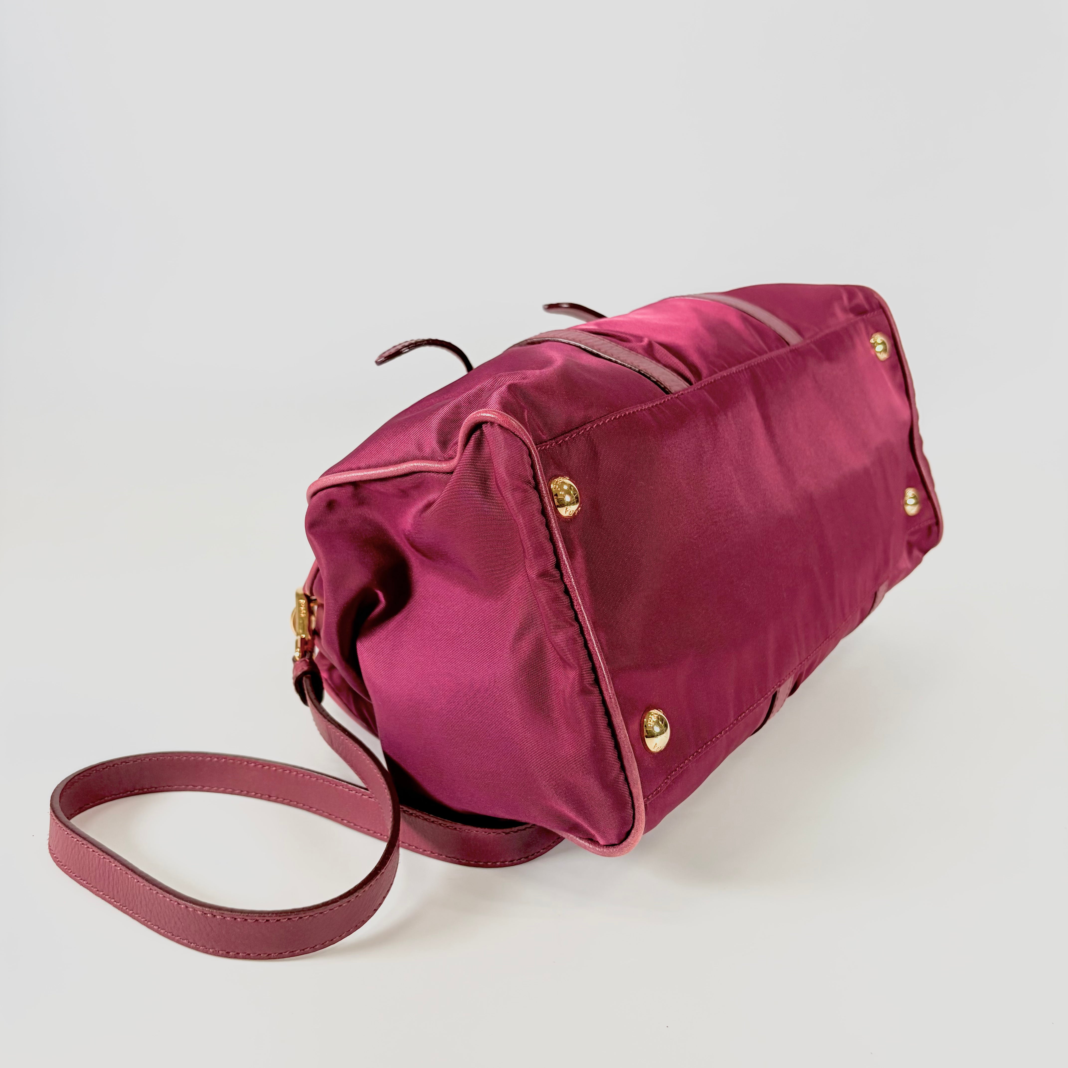 2606 secondhand PRADA nylon 2Way bag