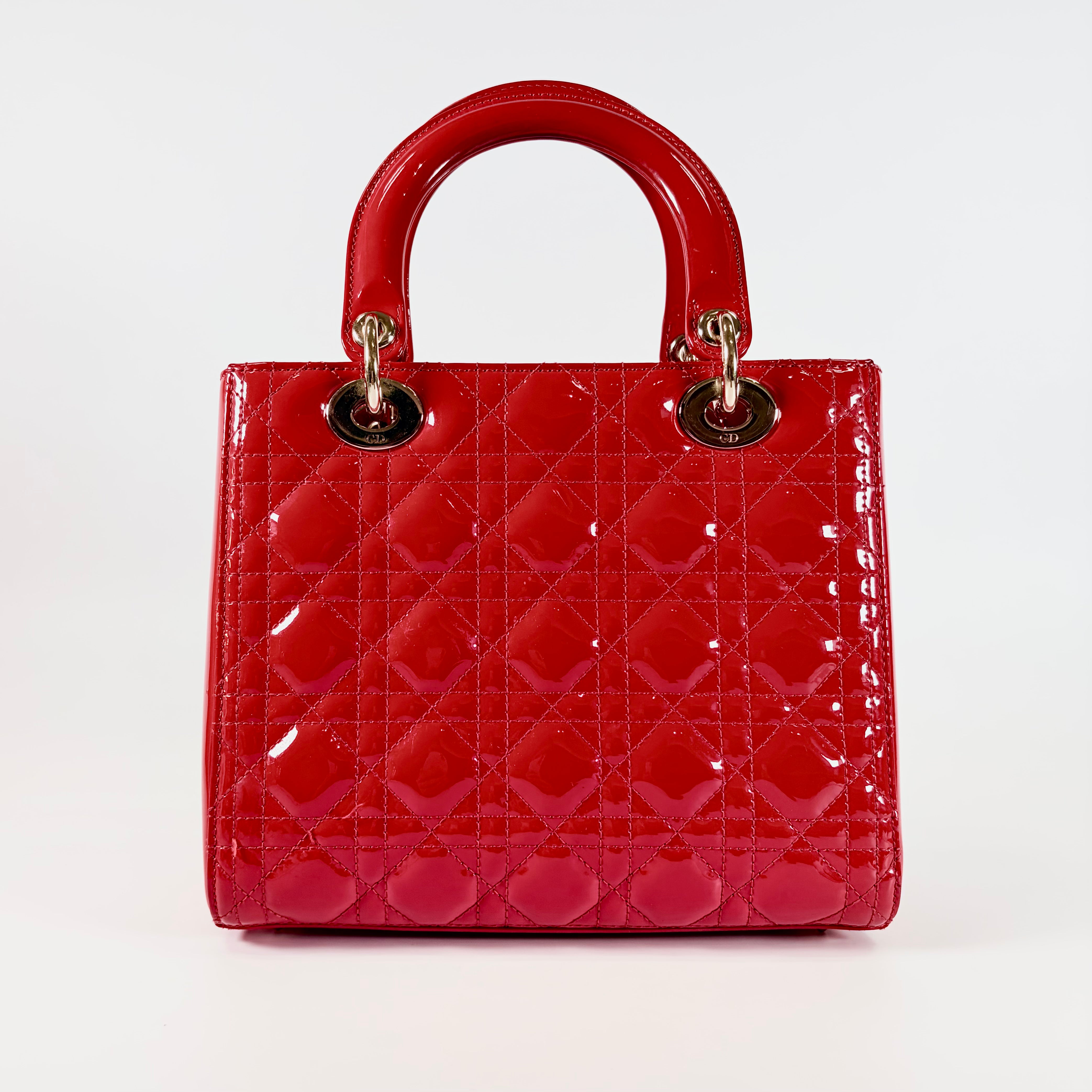 2606 secondhand CD Lady Dior Red