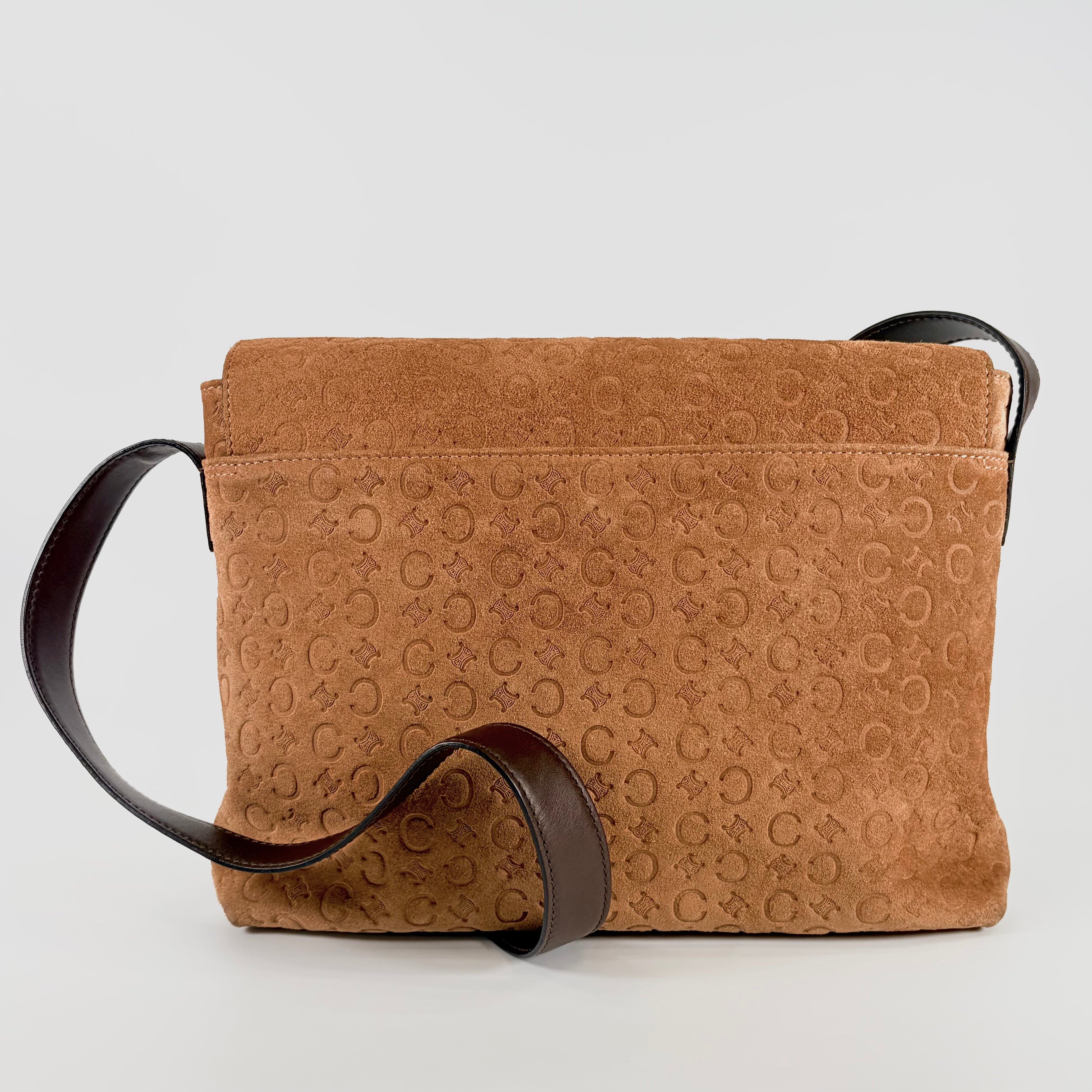 2604 secondhand CELINE C Macadam Shoulder bag