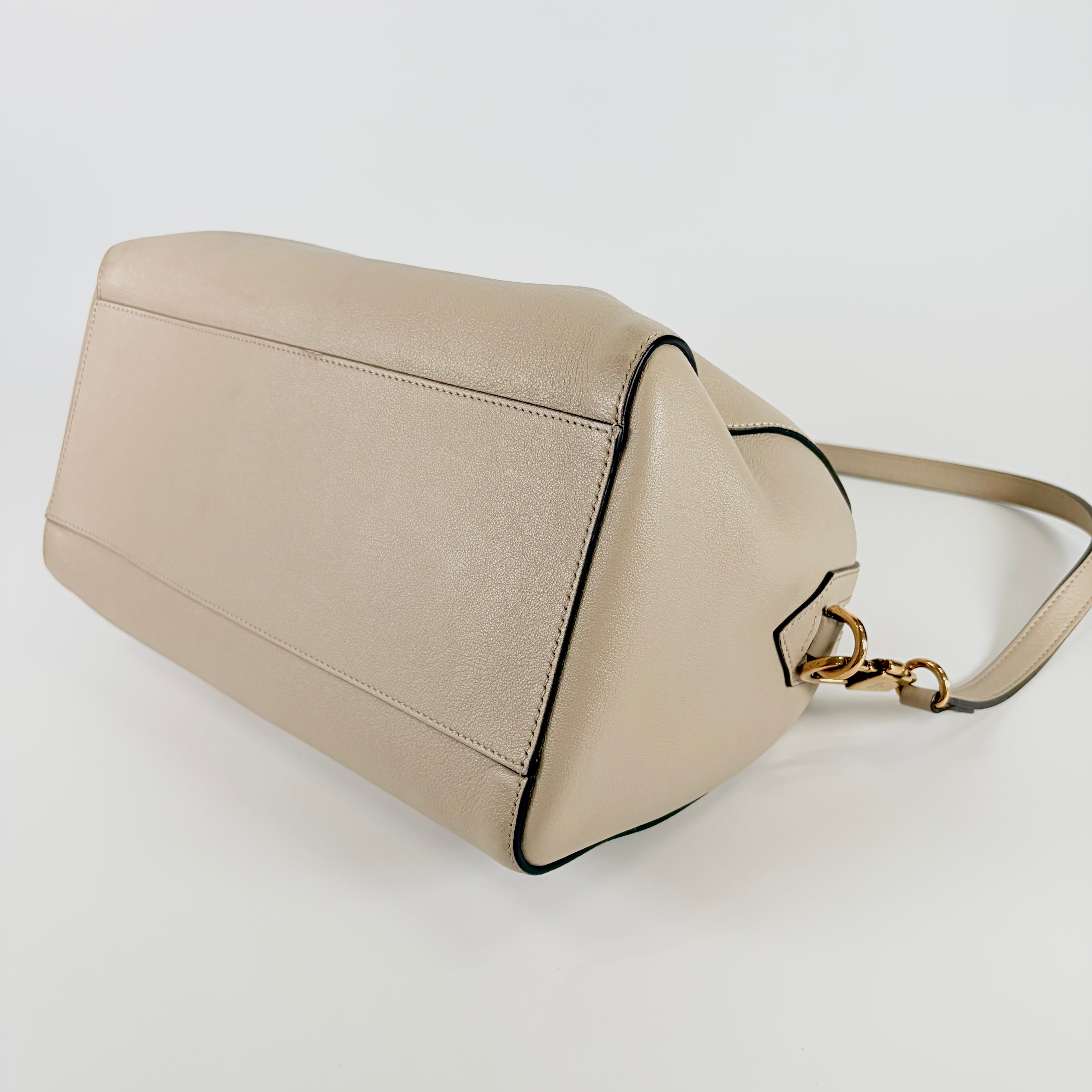 2605 secondhand GUCCI Bamboo 2Way bag