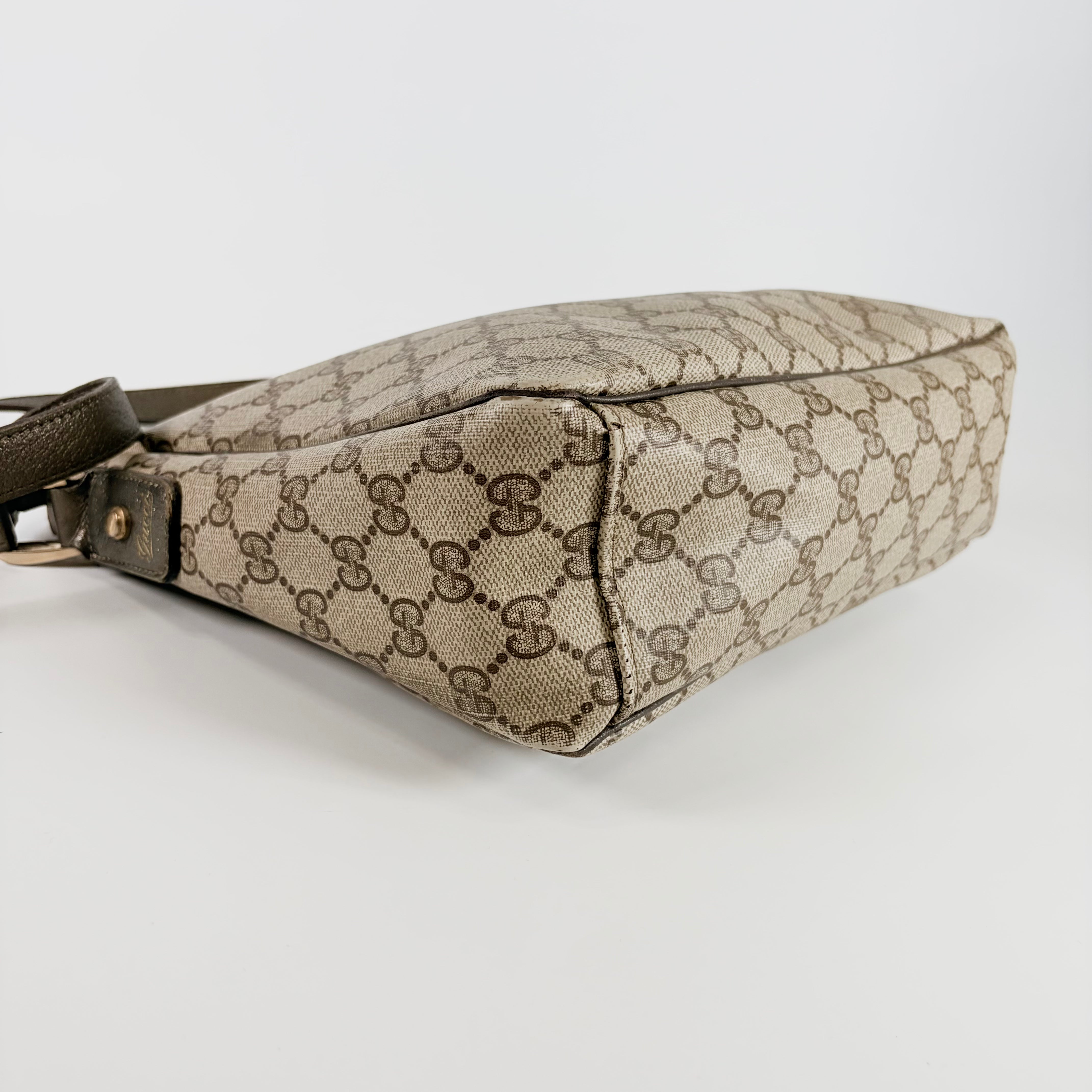 2604 secondhand GUCCI Shoulder bag WG Pattern Abby cicada shoulder PVC material × Pig skin 131326