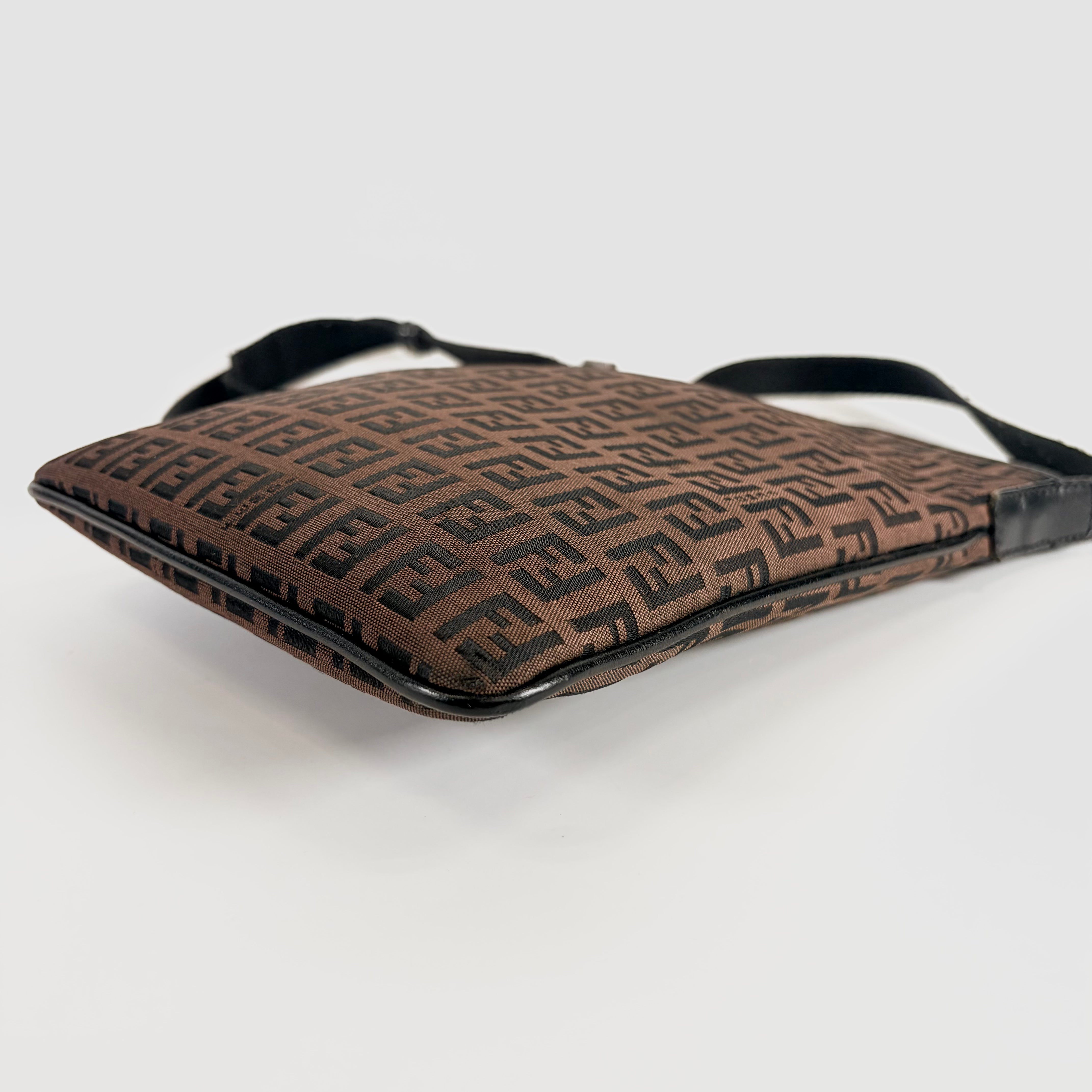 2605 secondhand FENDI Zucchino Shoulder bag