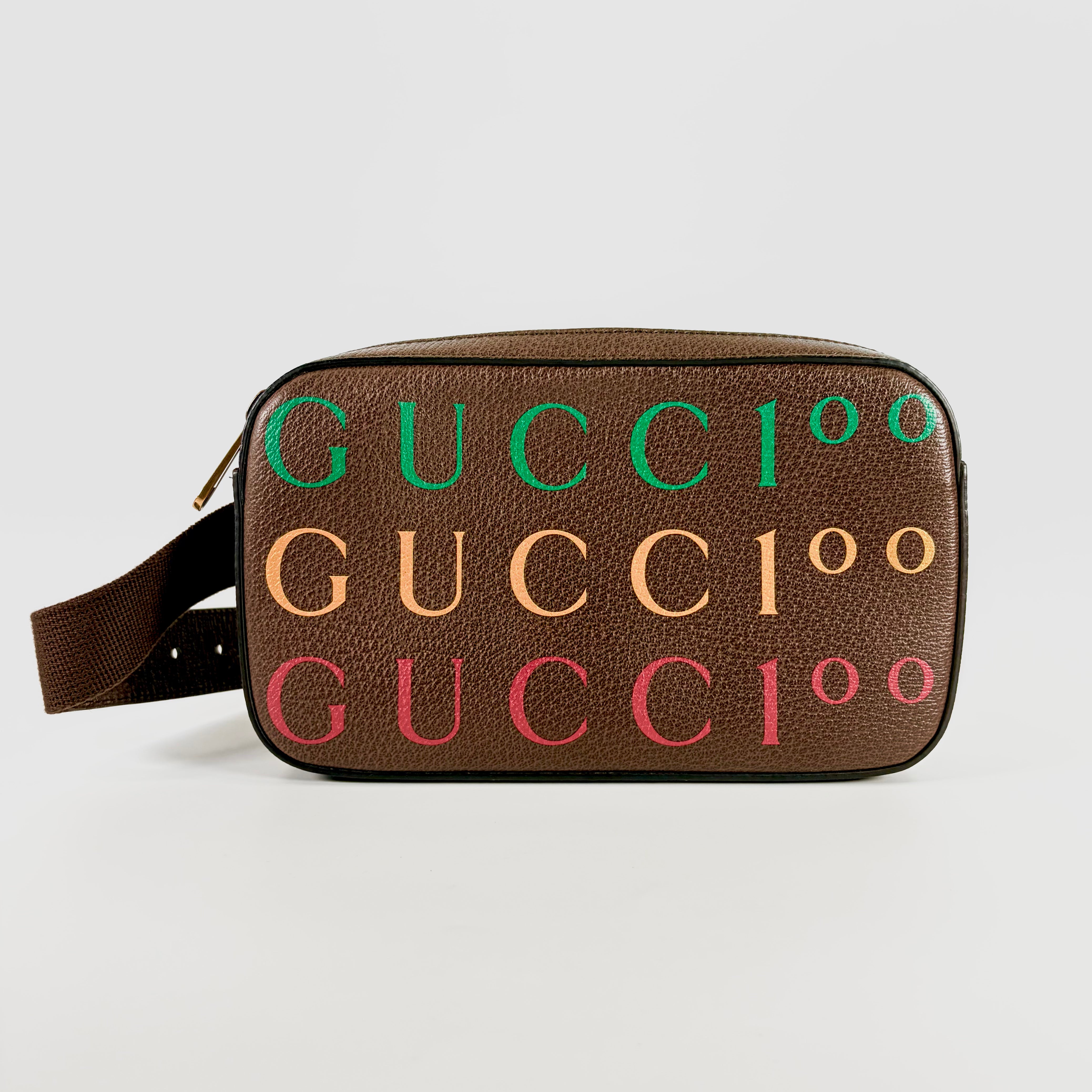 2603 secondhand GUCCI 602695 100 year Belt Bag Shoulder bag / Crossbody Bag