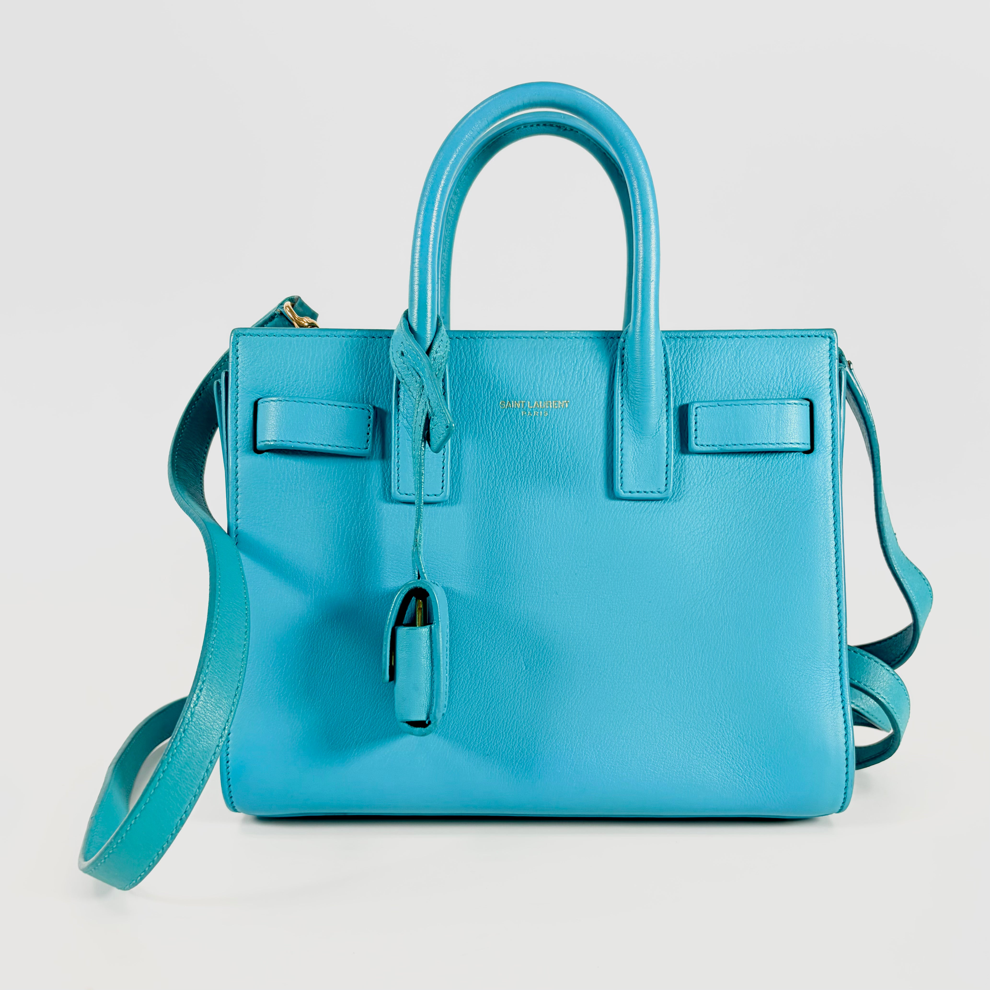 2607 secondhand SAINTLAURENT Sack Dojour Nano