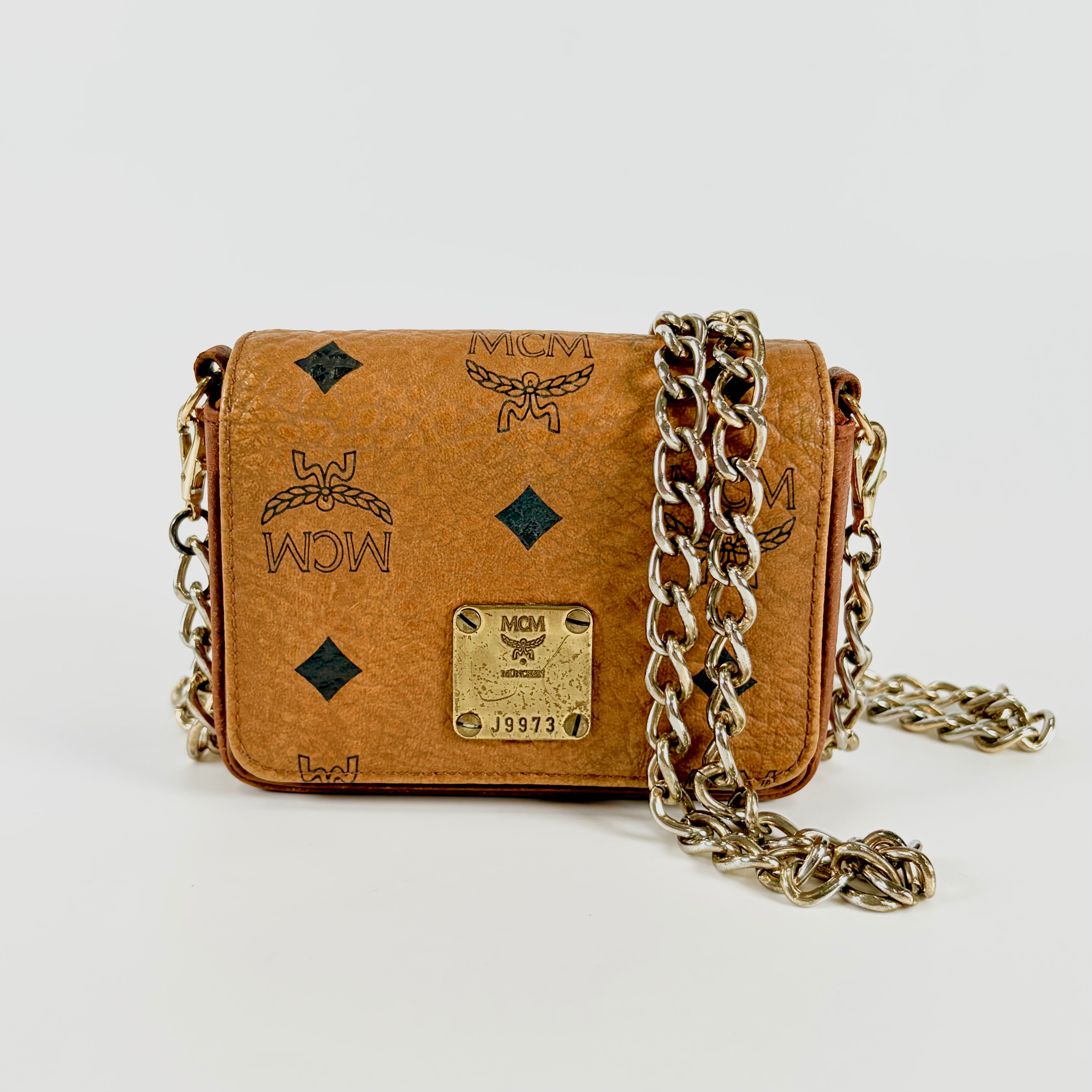 2606 secondhand MCM mini Chain Shoulder Bag