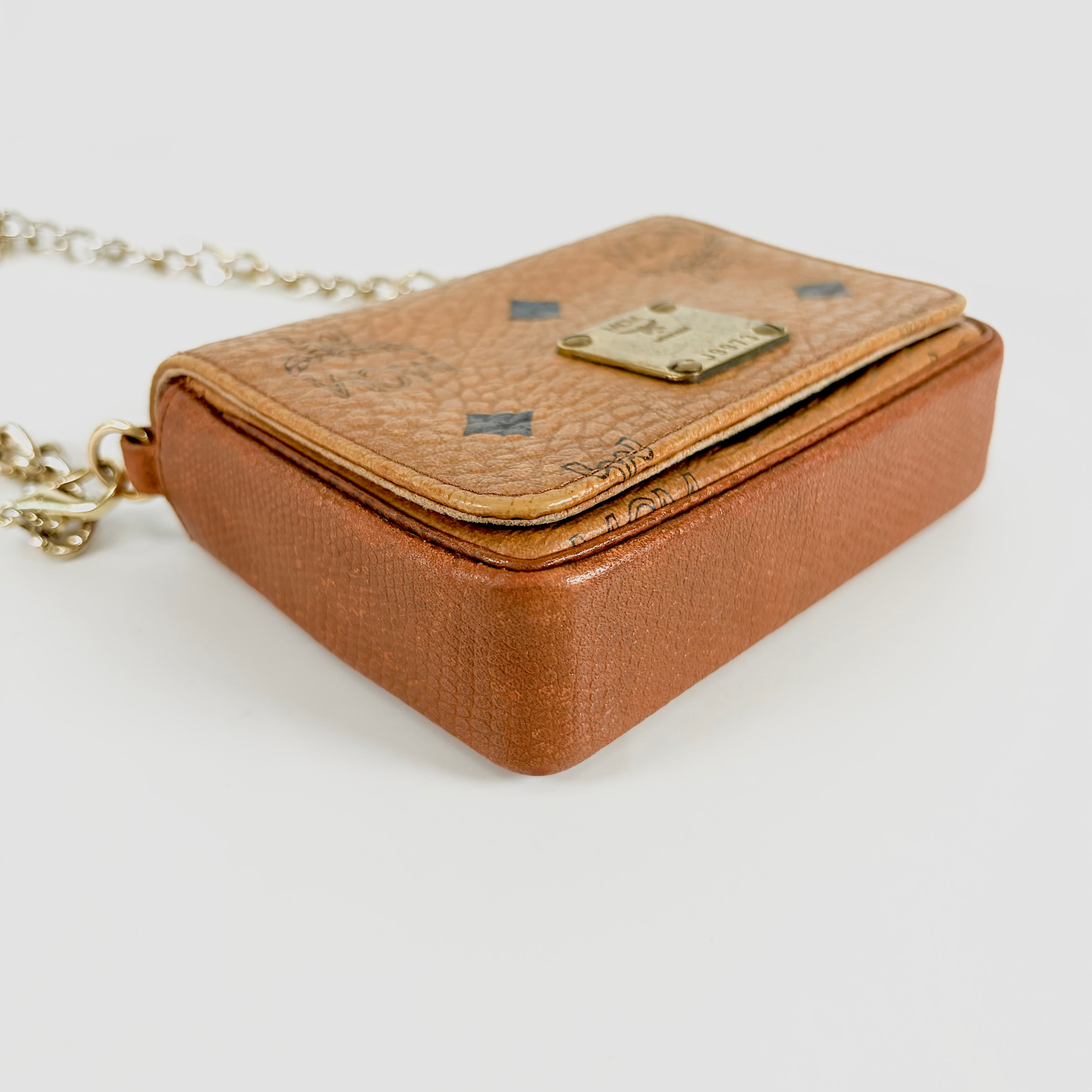2606 secondhand MCM mini Chain Shoulder Bag