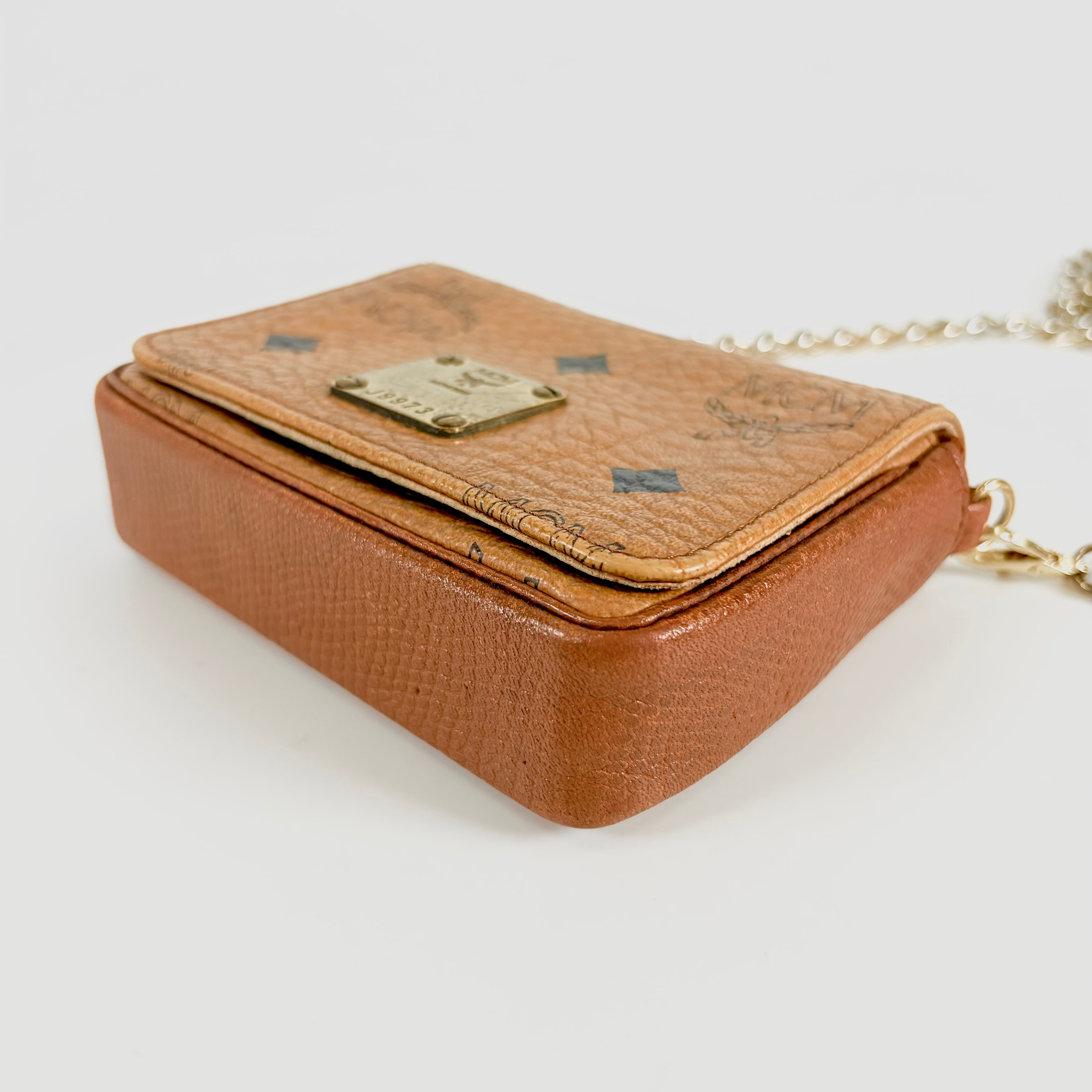 2606 secondhand MCM mini Chain Shoulder Bag