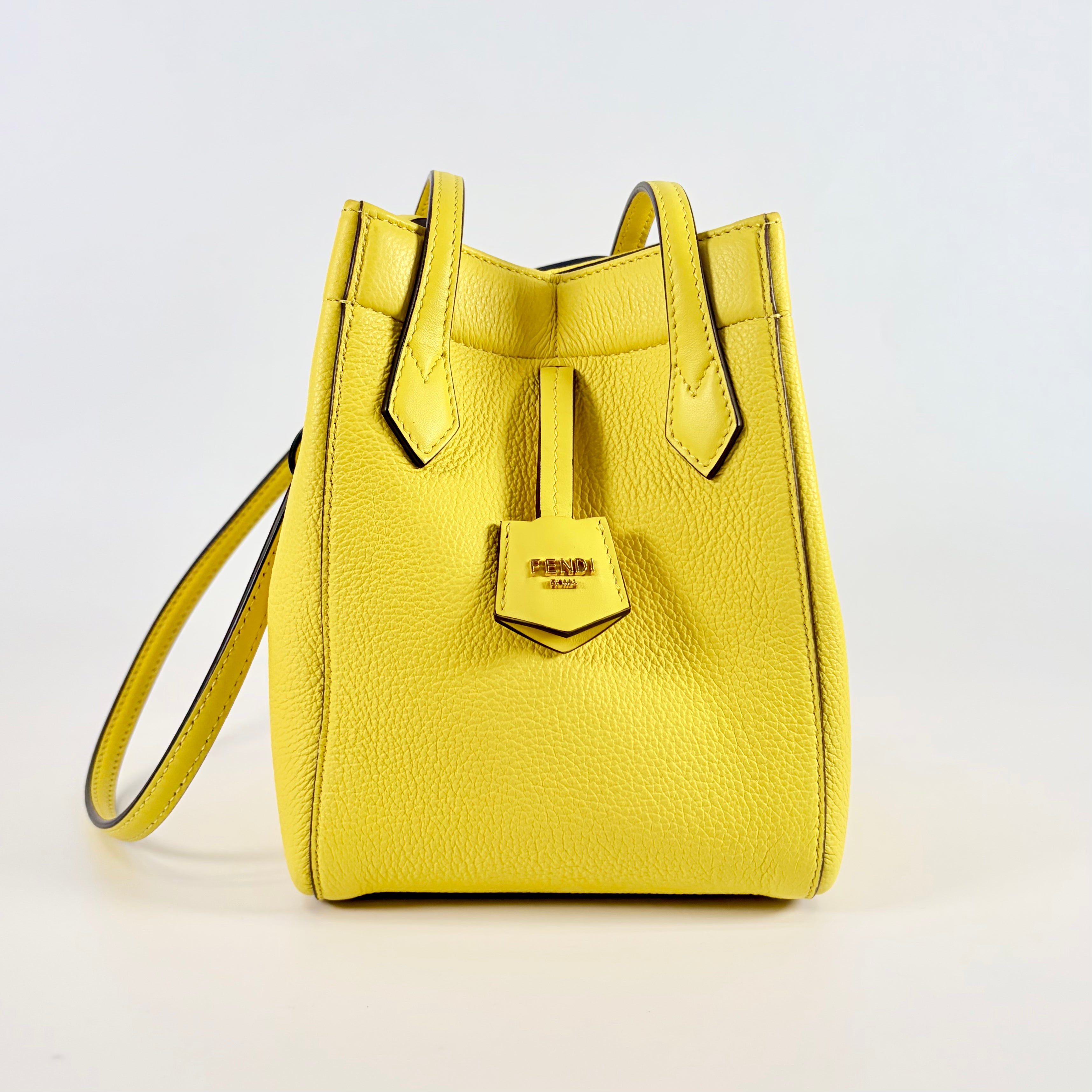 2607 secondhand FENDI origami Yellow