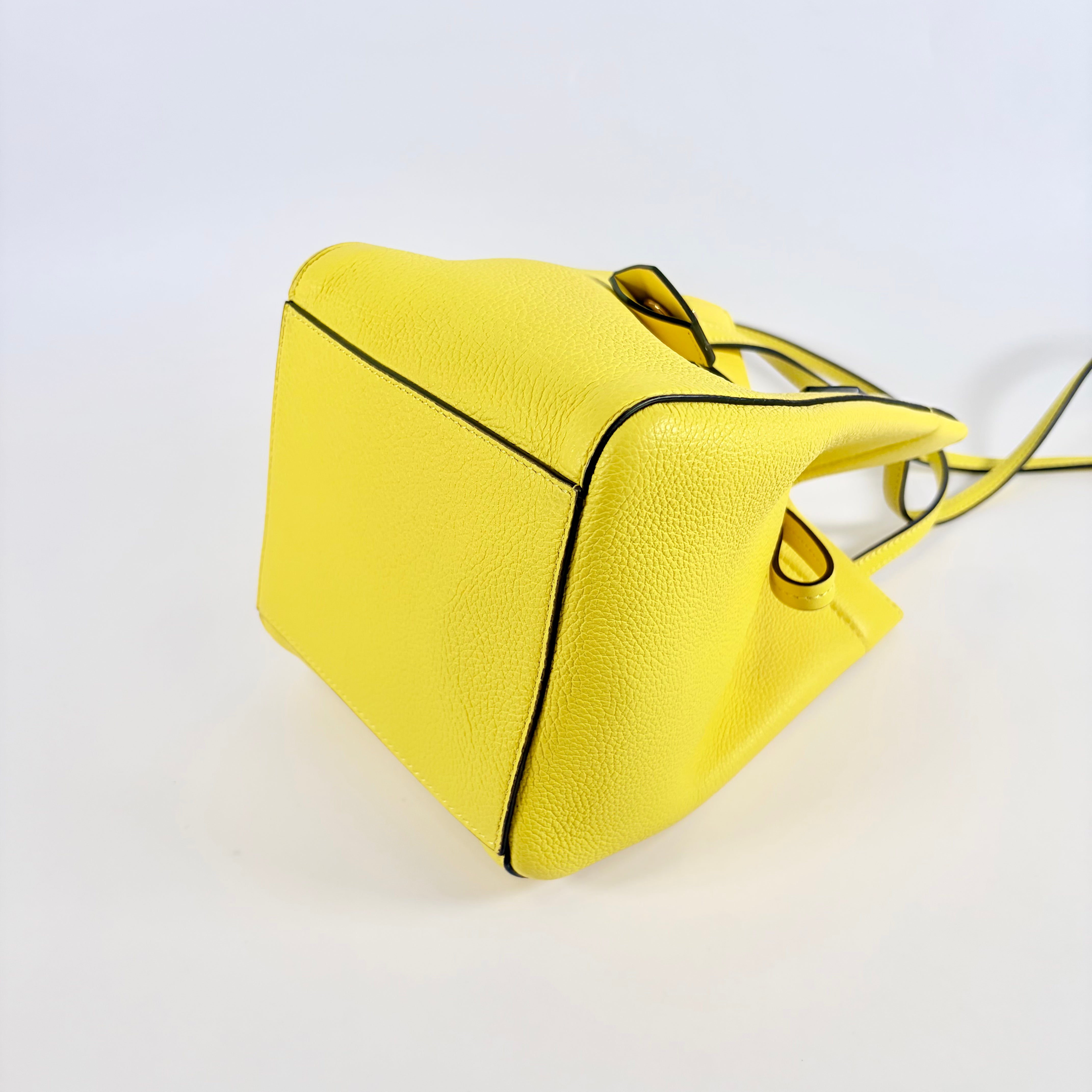 2607 secondhand FENDI origami Yellow