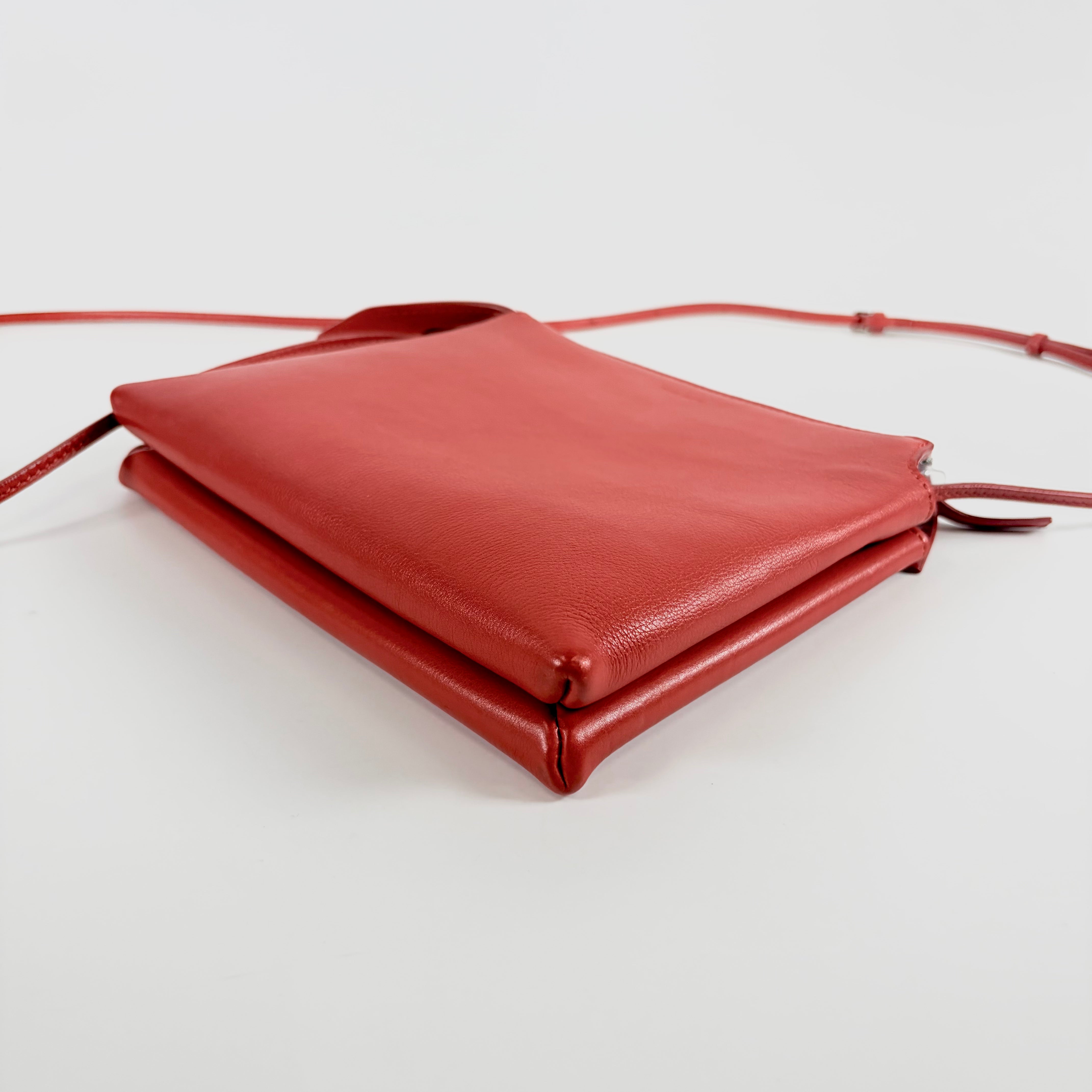 The Row Mini Yin Leather Crossbody Bag