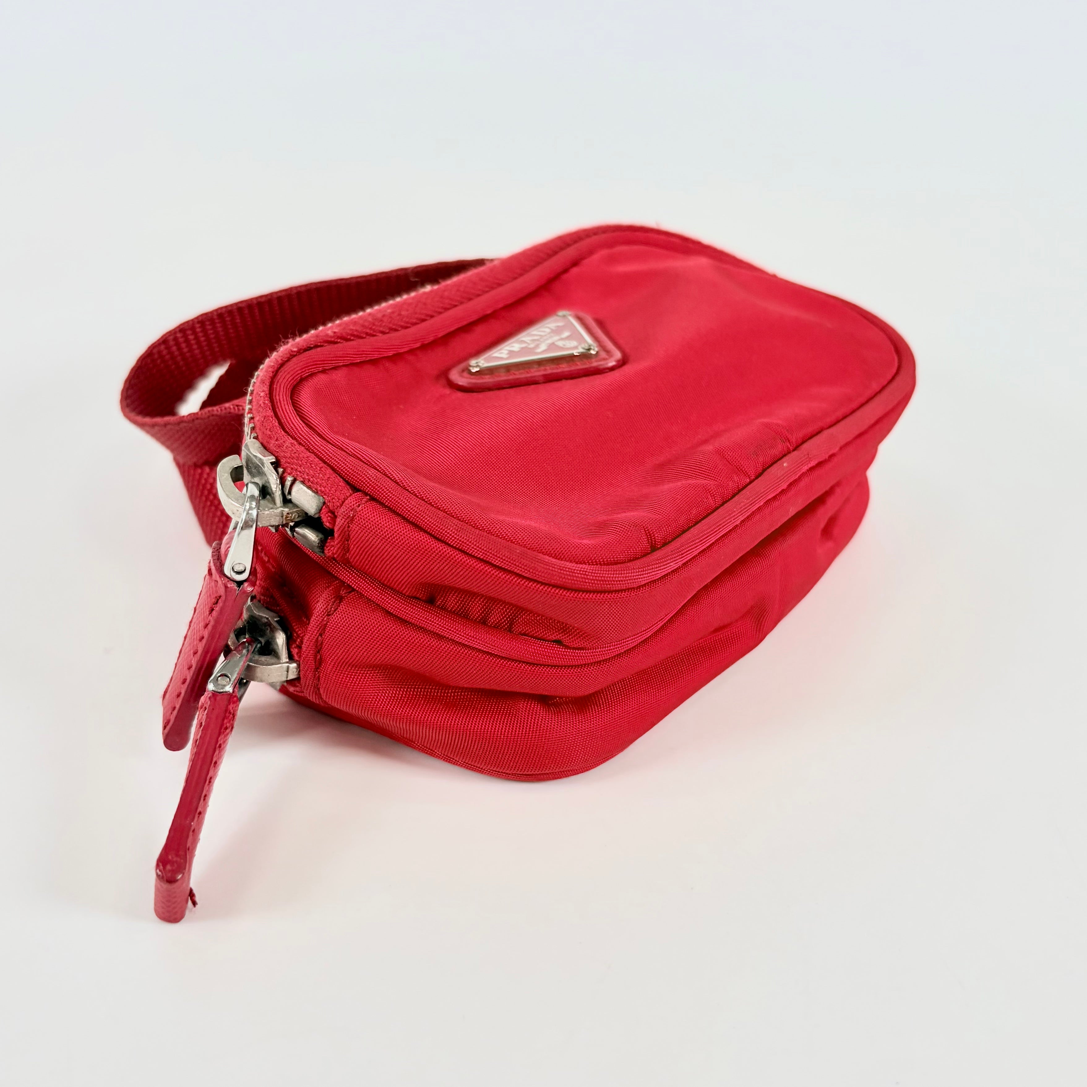2607 secondhand PRADA nylon mini hand bag