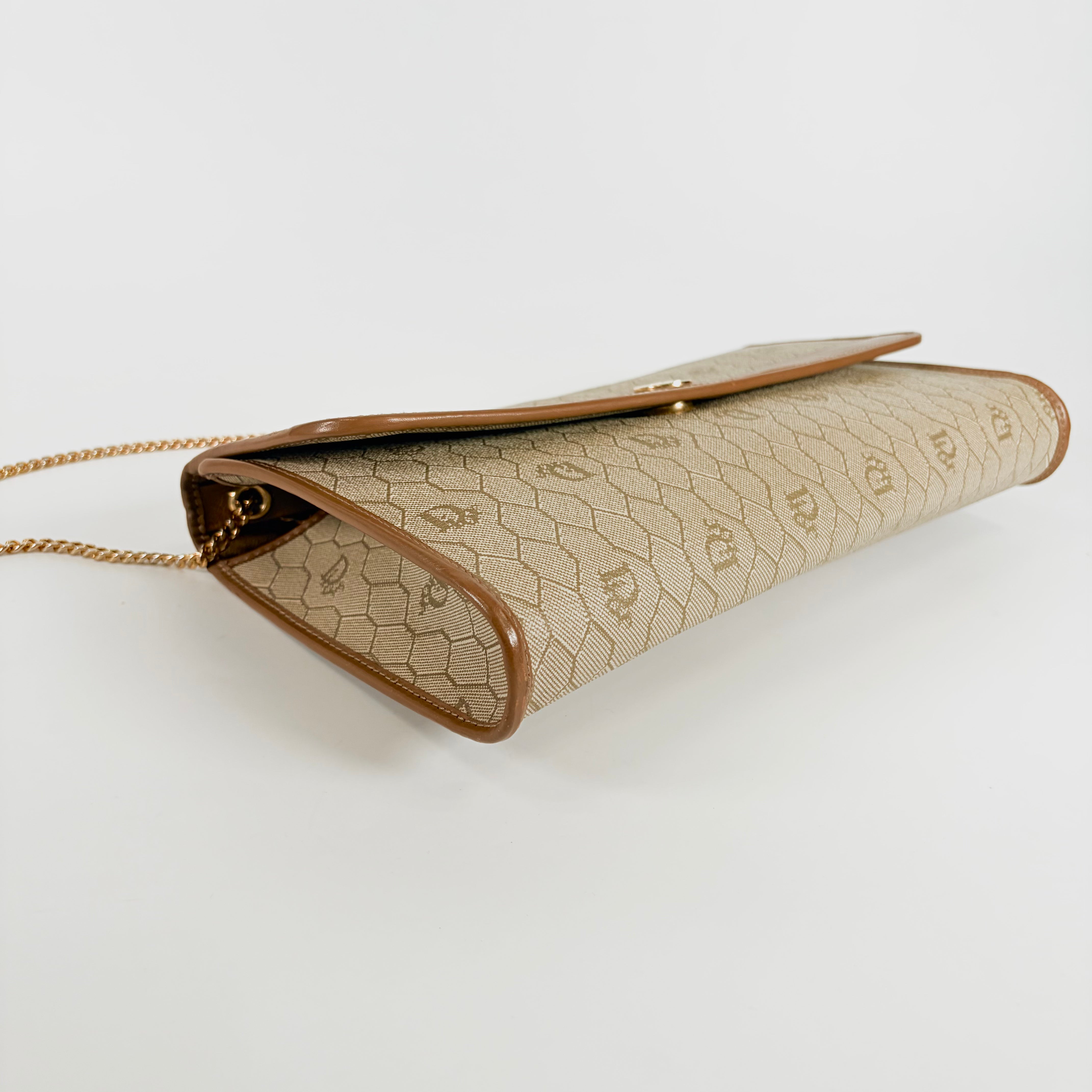 2607 secondhand CD honeycomb Chain Shoulder Bag