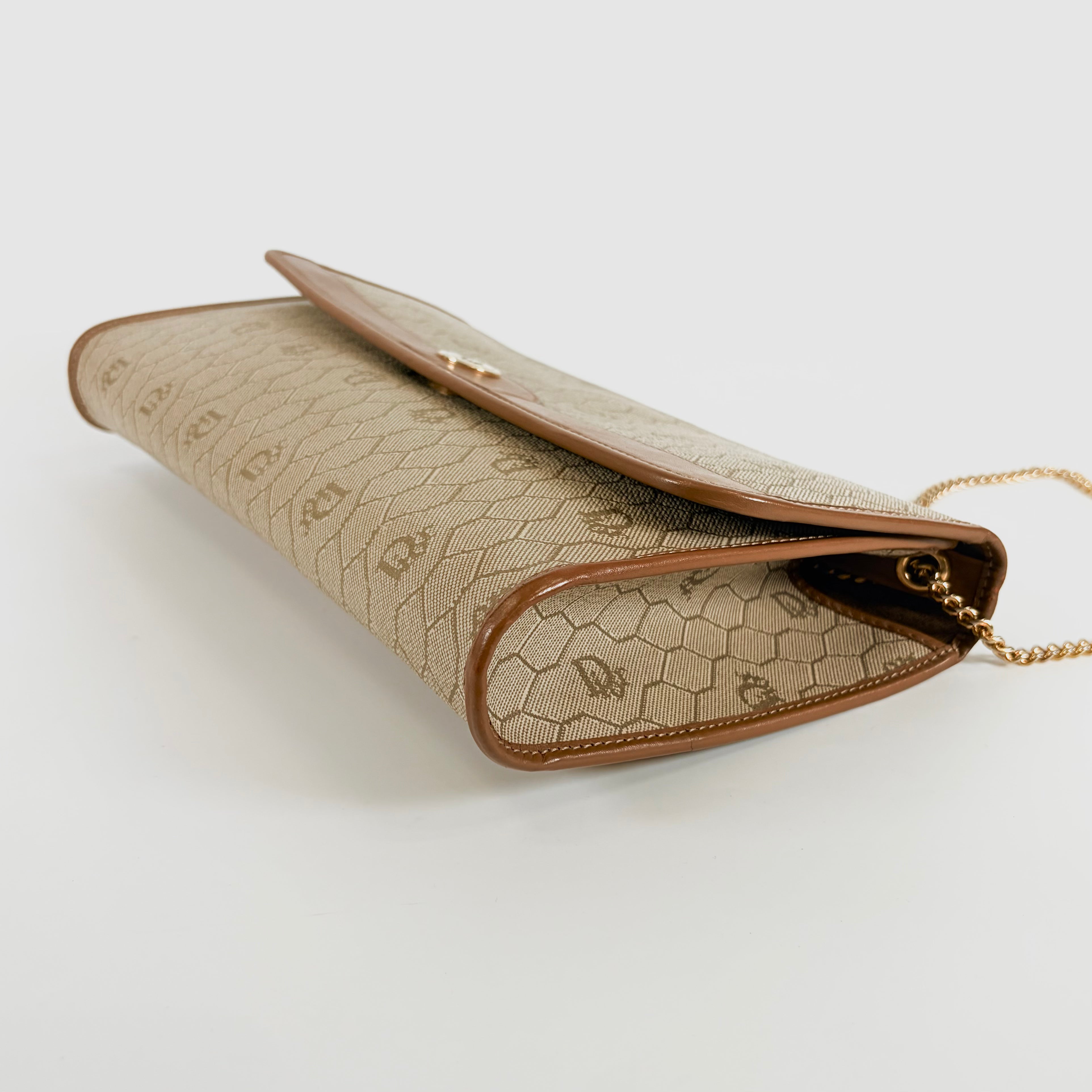 2607 secondhand CD honeycomb Chain Shoulder Bag