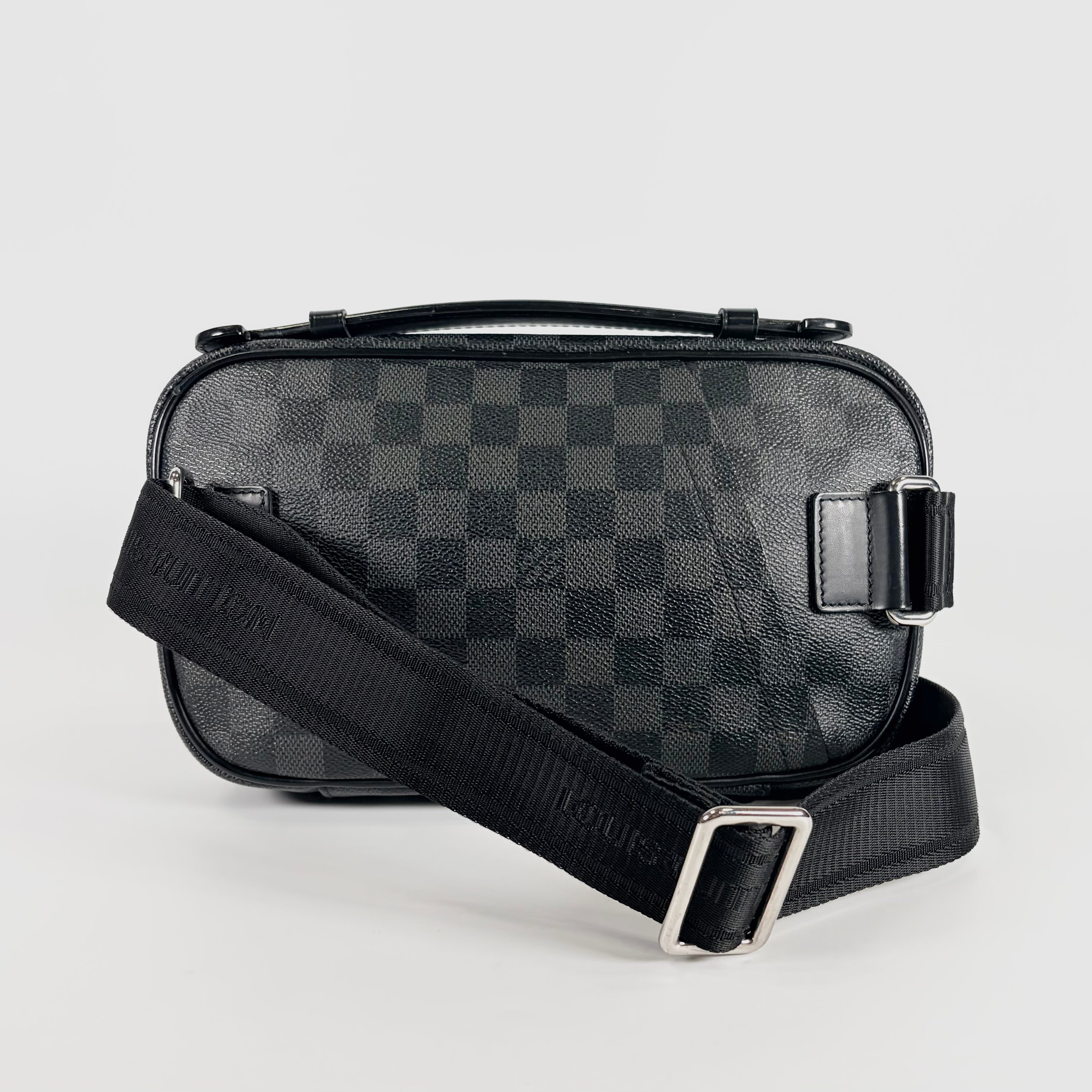 2607 secondhand LV N41289 Damier Graphite Ambreille black CA2134