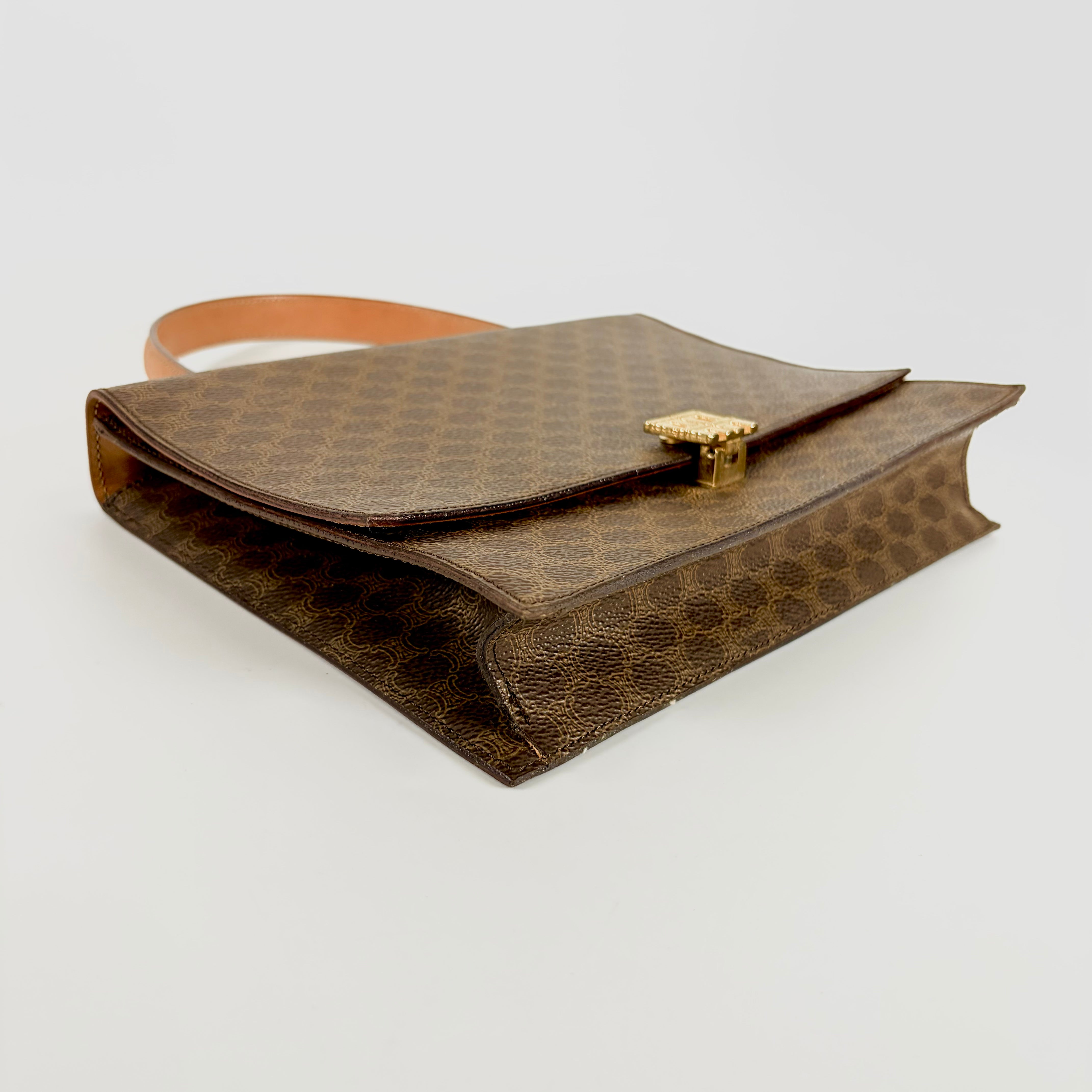 2606 secondhand CELINE hand bag Macadam Pattern