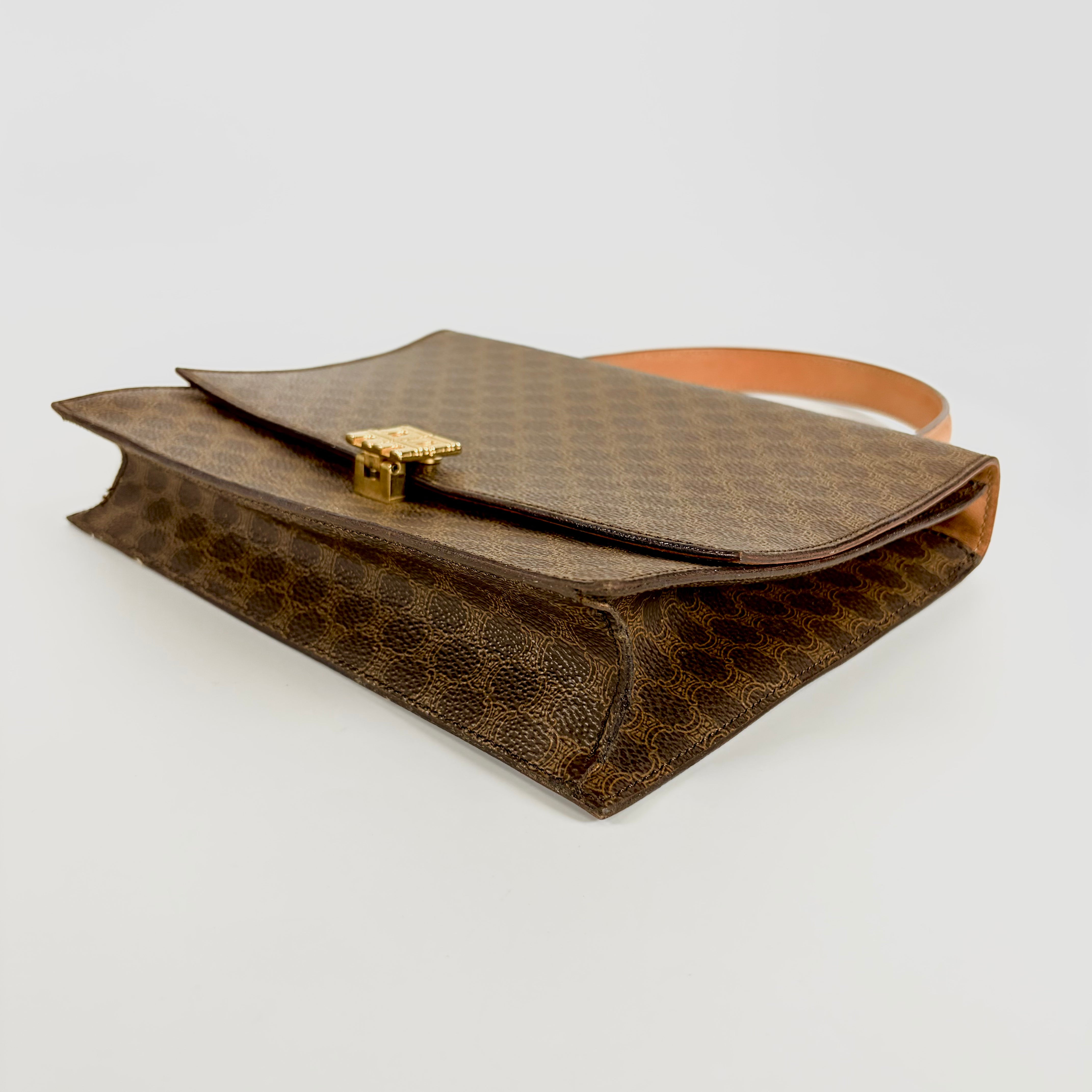 2606 secondhand CELINE hand bag Macadam Pattern