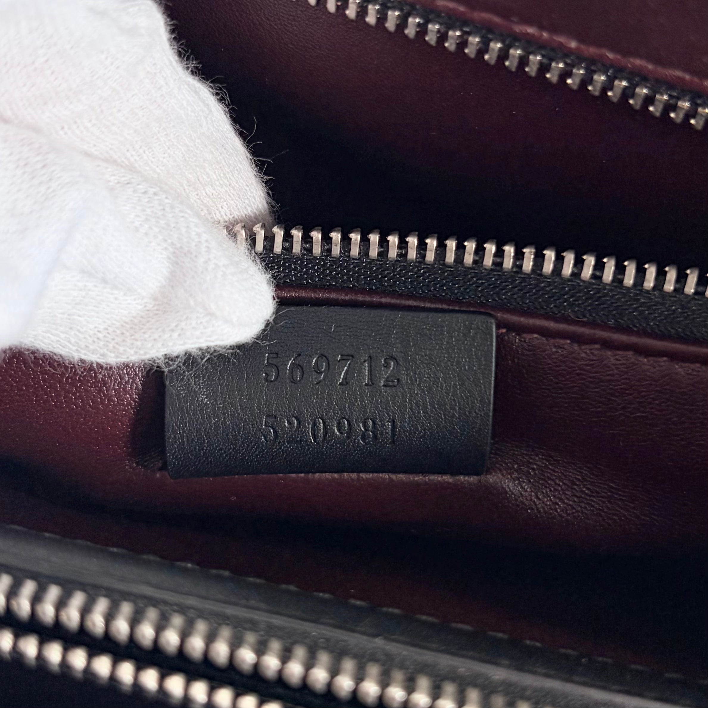 2607 secondhand GUCCI Zumi Python 2Way bag