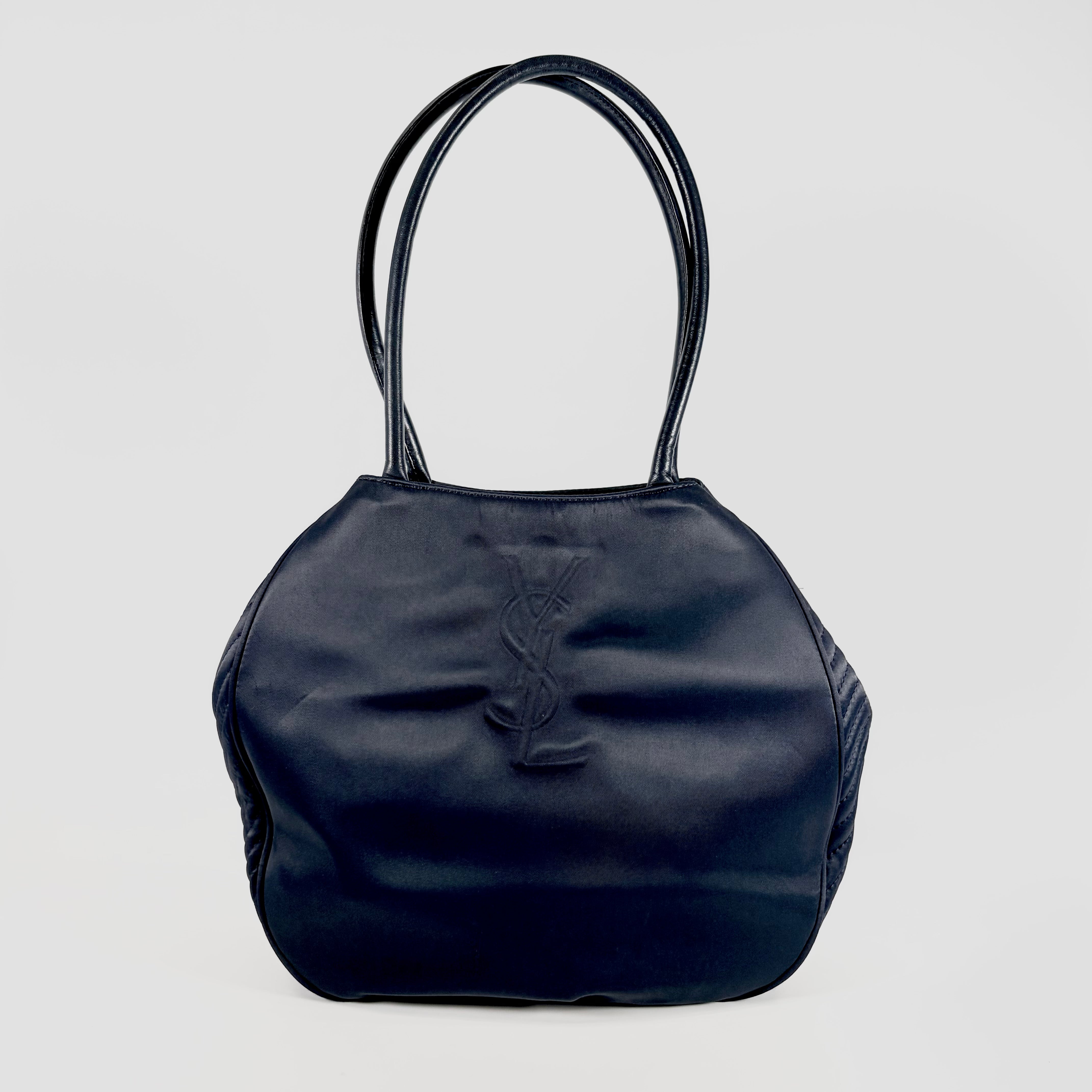 2607 secondhand SAINTLAURENT YSL nylon Shoulder bag
