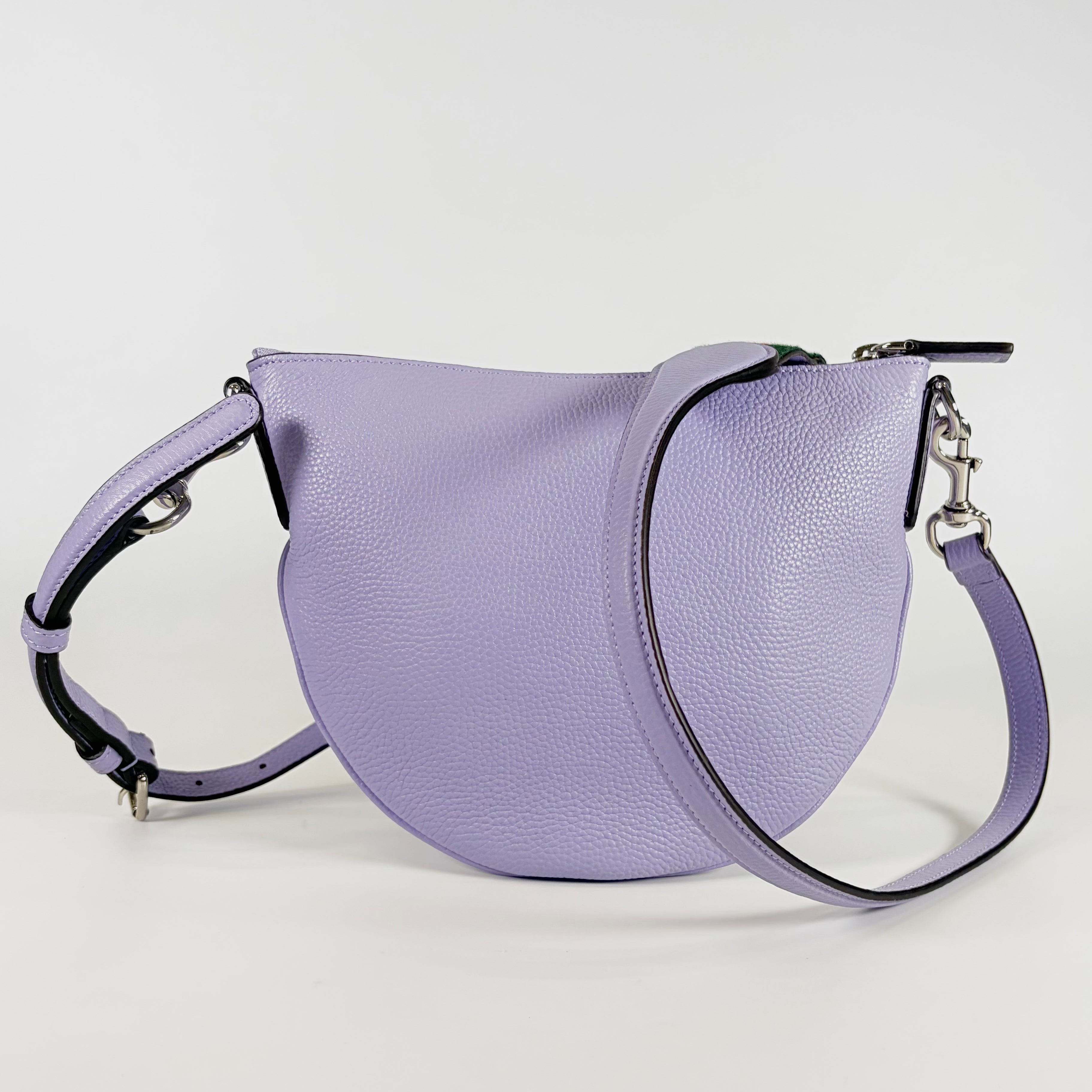 2607 secondhand GUCCI 824529 Shoulder bag purple leather