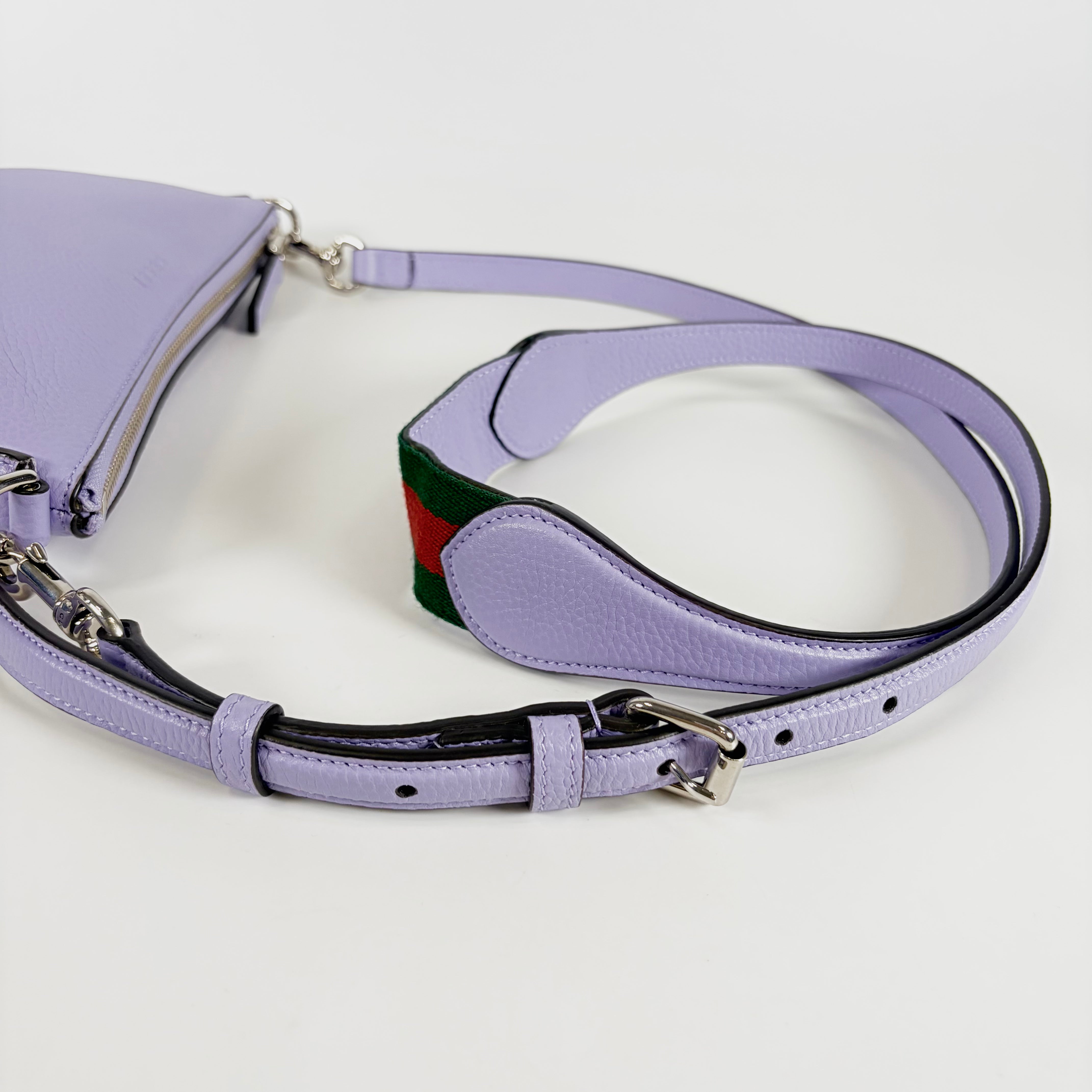2607 secondhand GUCCI 824529 Shoulder bag purple leather