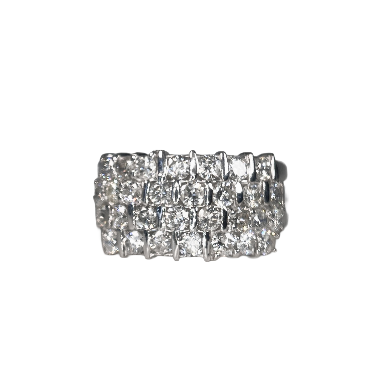 2603 secondhand Pt900 D1.50ct 11.2g #13.5