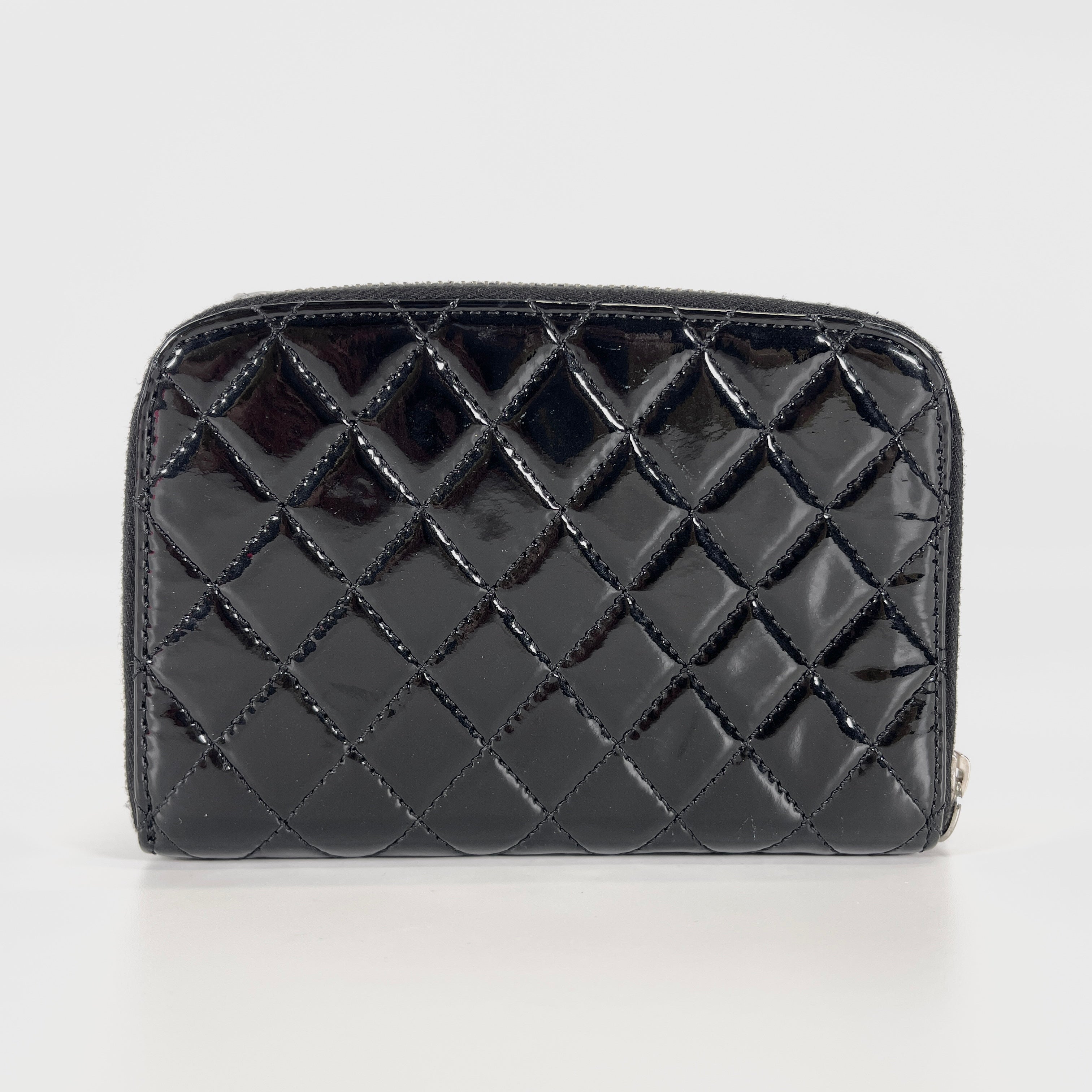 2512 secondhand CHANEL patent chain shoulderbag