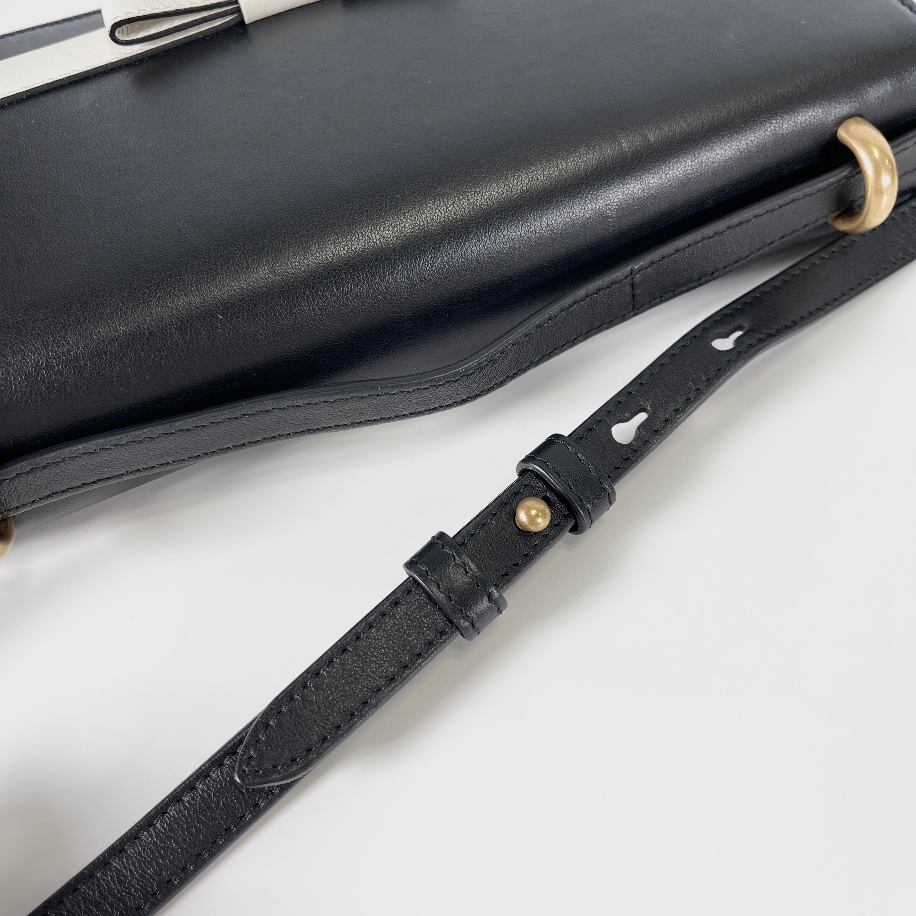 2601 GUCCI bag Shoulder bag 432680/GG Marmont / limited black × white leather